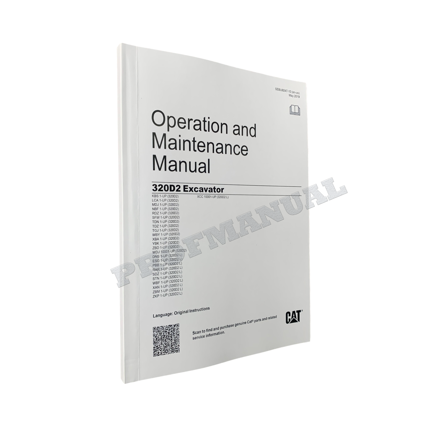 Caterpillar 320D2 Excavator Operators Maintenance Manual