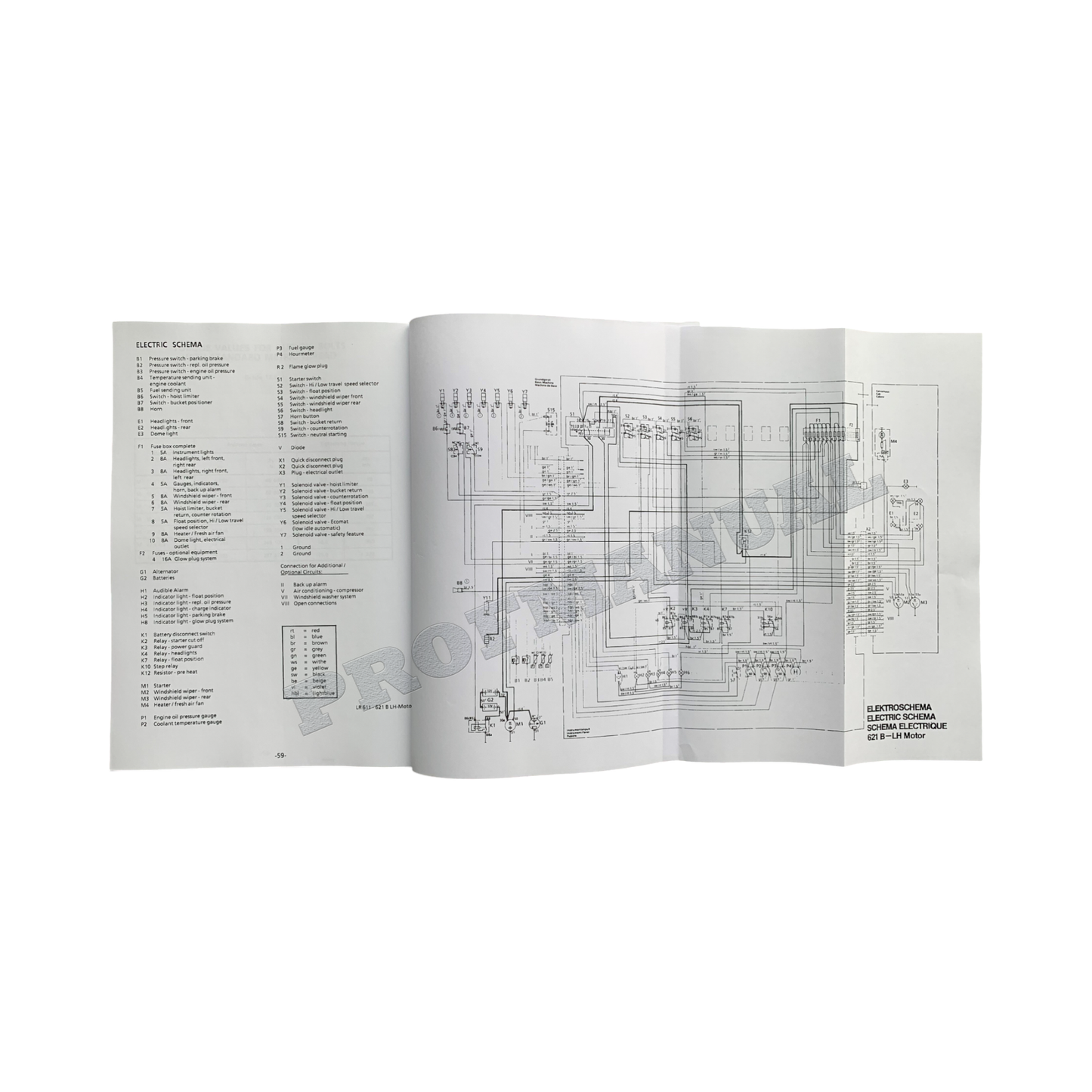 Liebherr LR621-B CRAWLER LOADER Operators manual