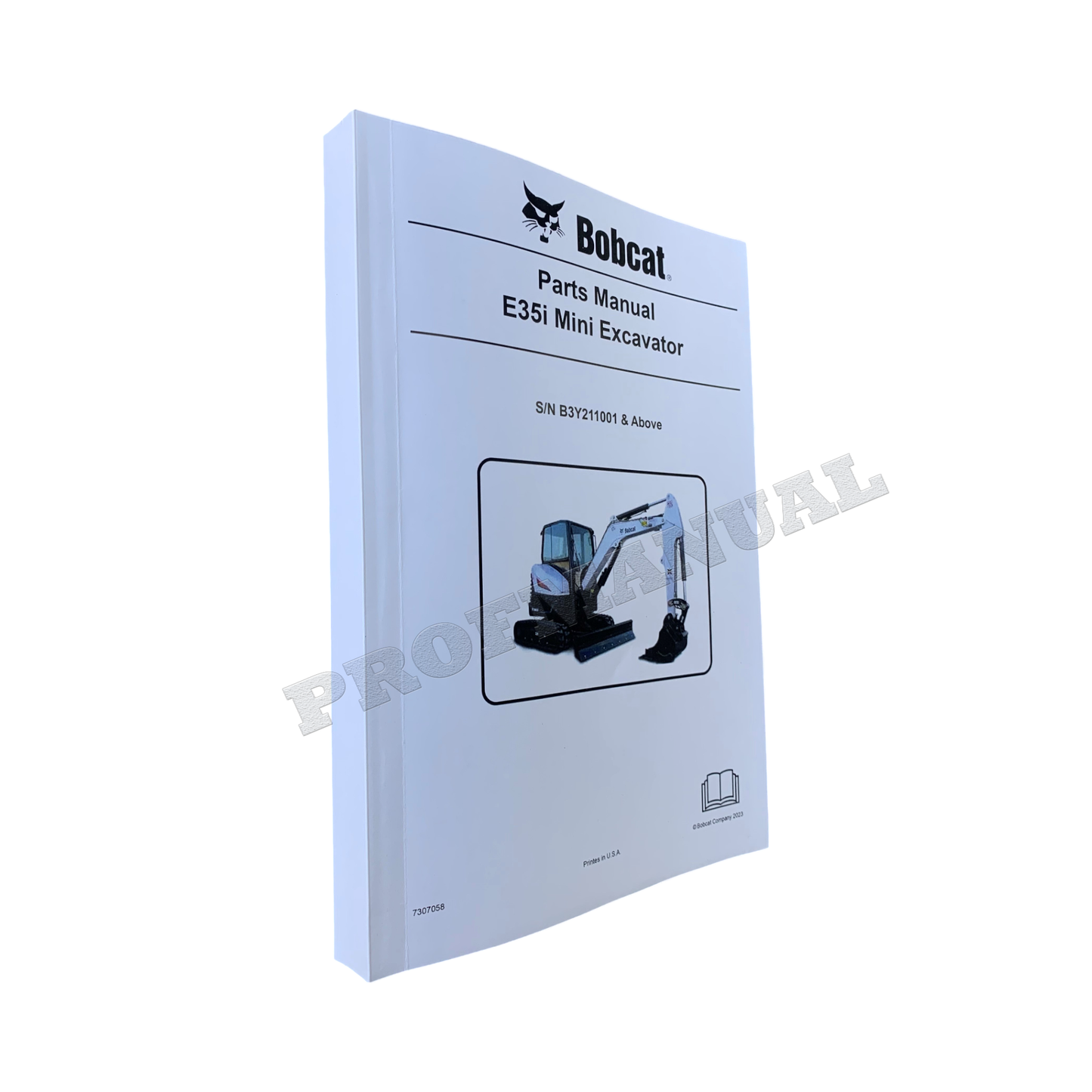 Bobcat E35i Excavator Parts Catalog Manual B3Y211001-