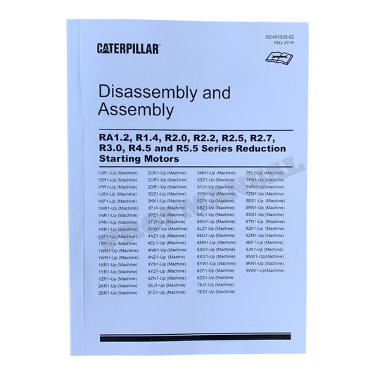 Caterpillar R2.5 R2.7 R3.0 R4.5 R5.5 Moteur de démarrage par réduction Manuel de démontage et d'assemblage