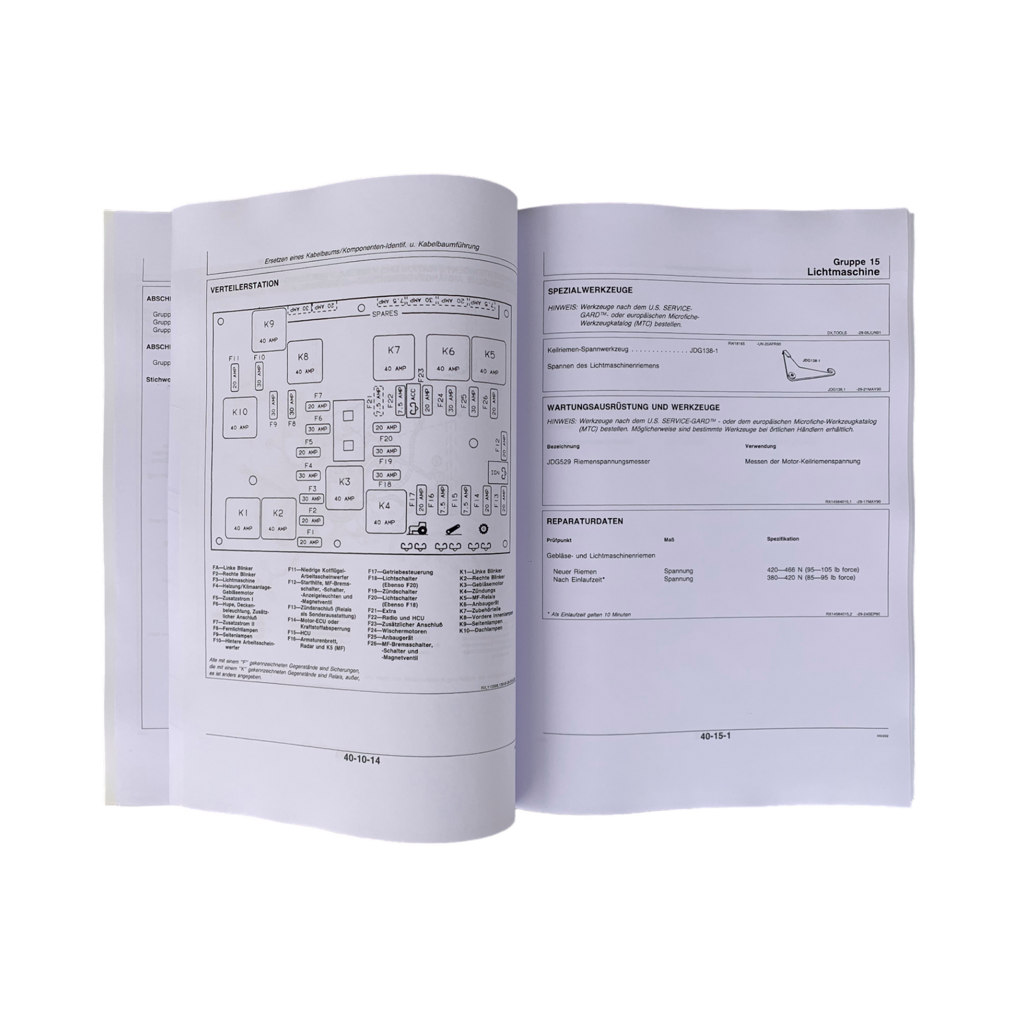 JOHN DEERE 4755 4955 TRAKTOR REPARATURHANDBUCH WERKSTATTHANDBUCH