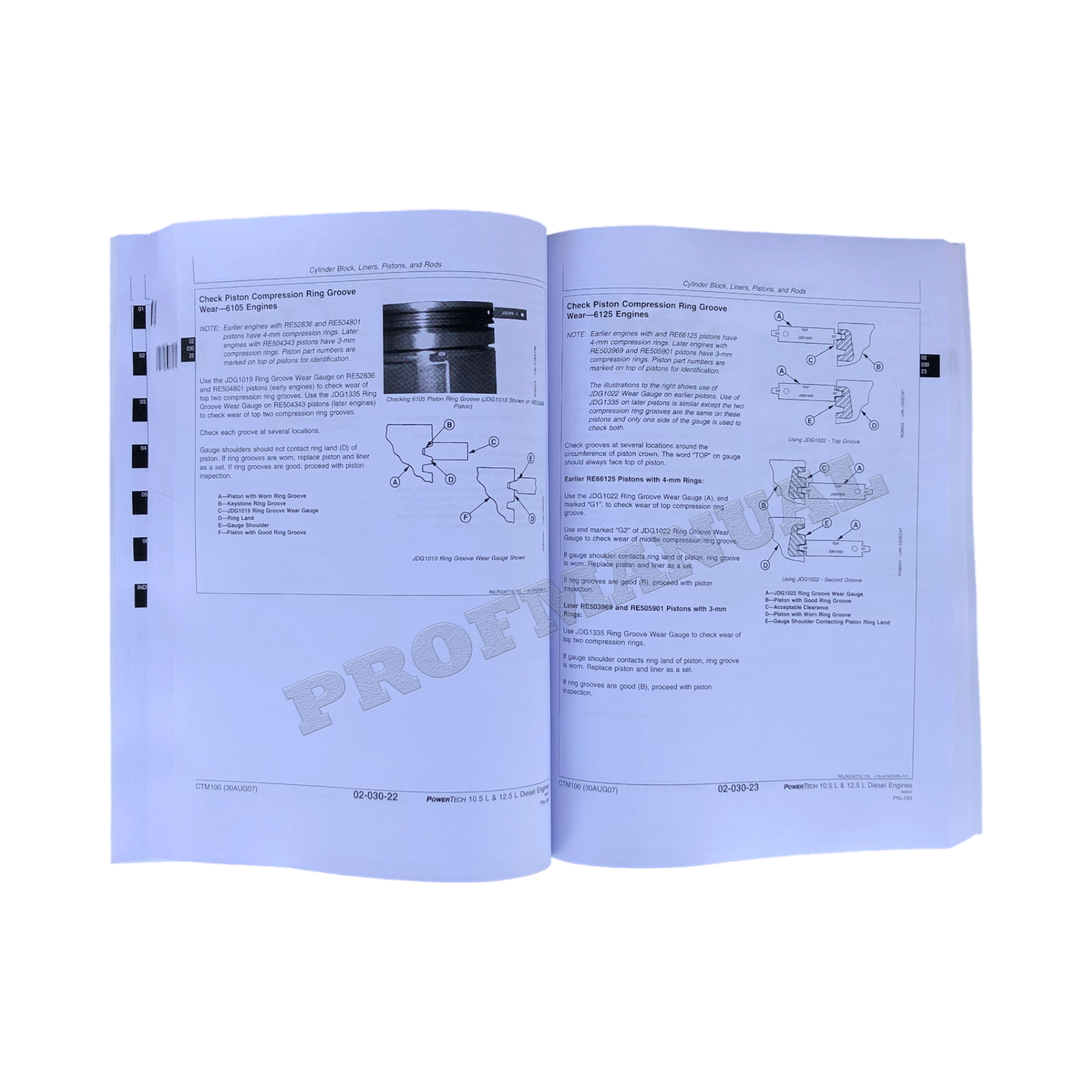 John Deere POWERTECH 6105 10.5 L 6125 12.5 L Engine Service manual