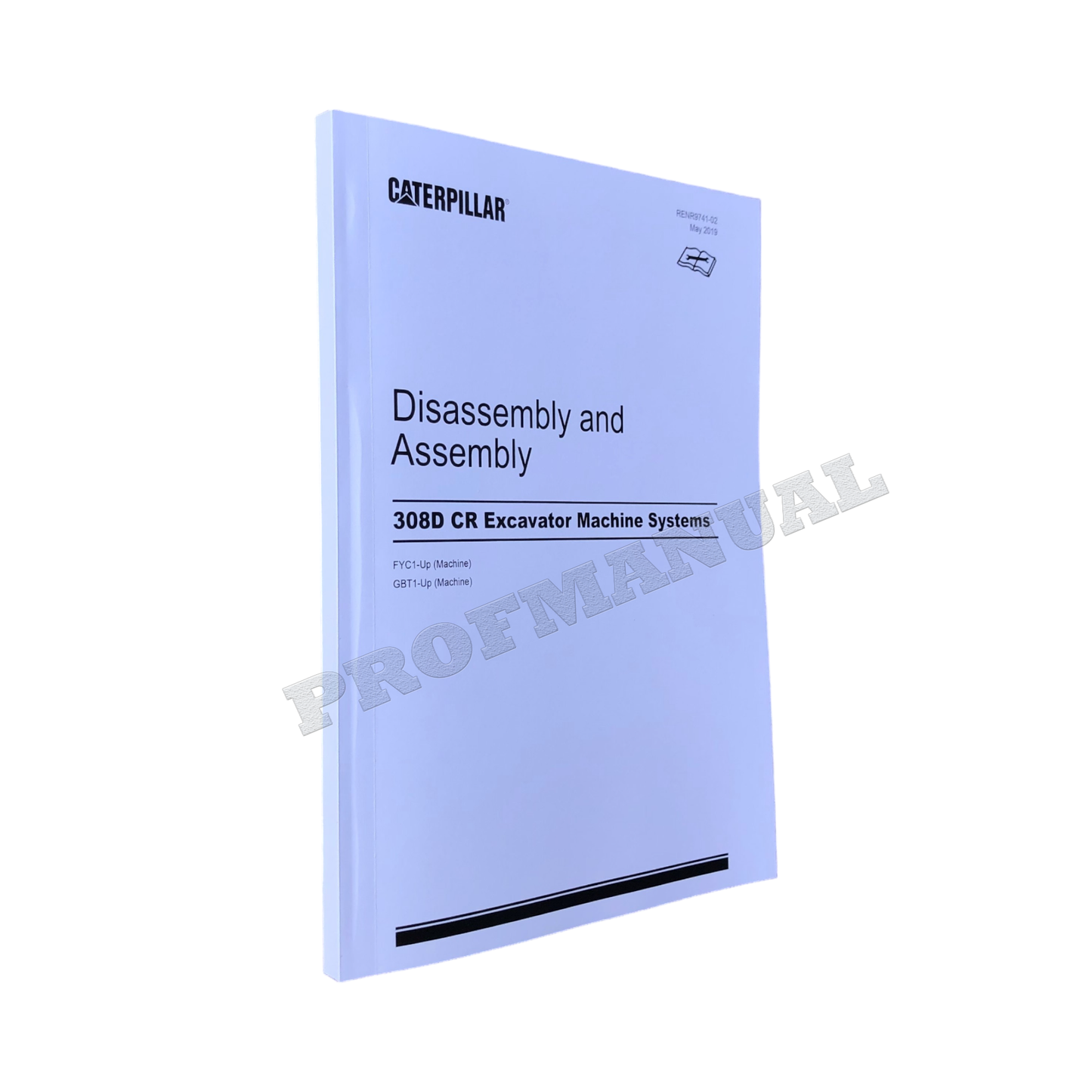 Caterpillar 308D CR Excavator Service Manual Disassem Assem