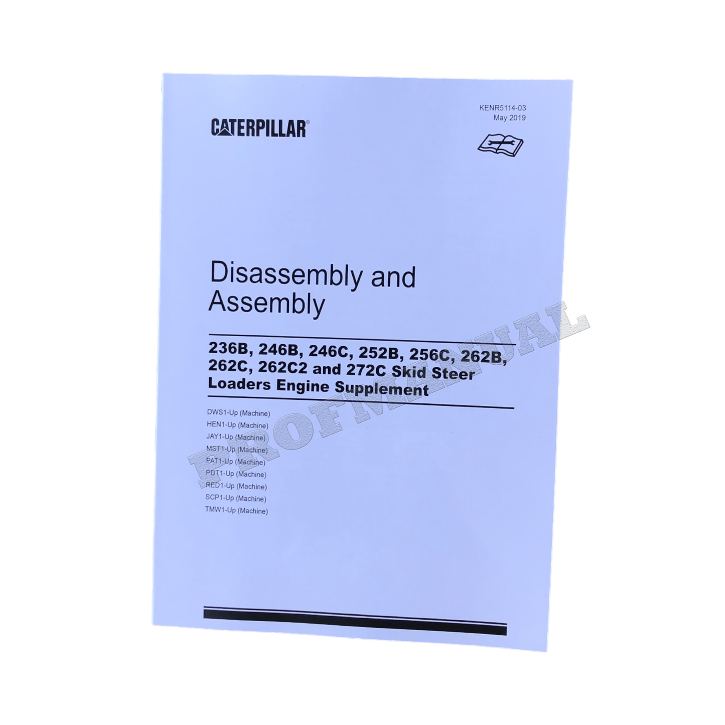 Caterpillar Cat C3.4 Engine Service Manual Disassembly Assembly + Supplement