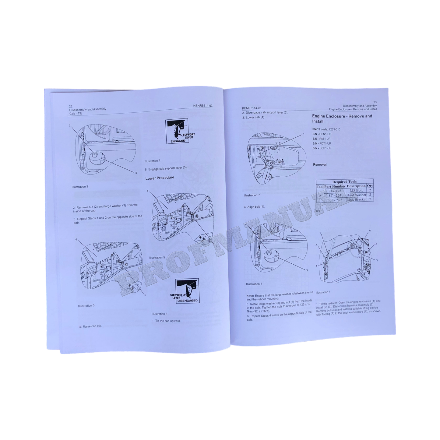 Caterpillar Cat C3.4 Engine Service Manual Disassembly Assembly + Supplement