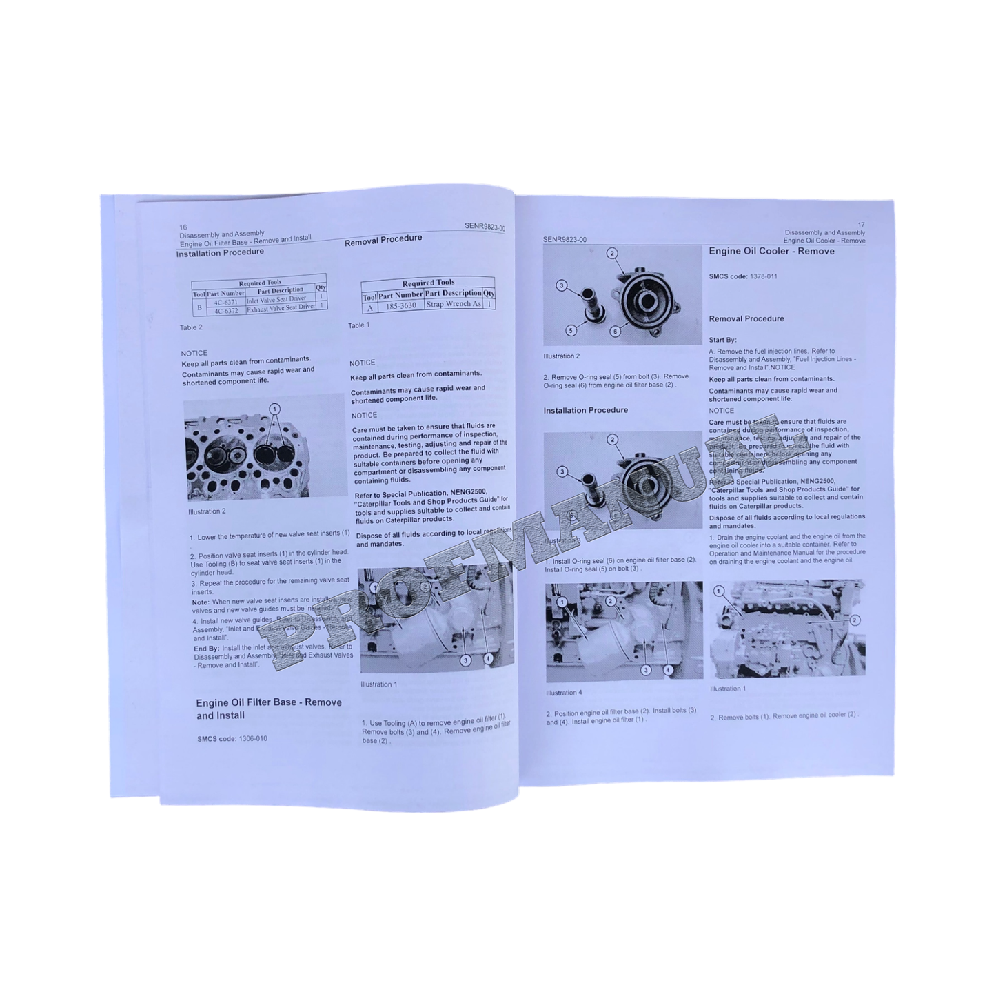 Caterpillar 3044C Motor-Wartungshandbuch, Demontage und Montage + Ergänzung