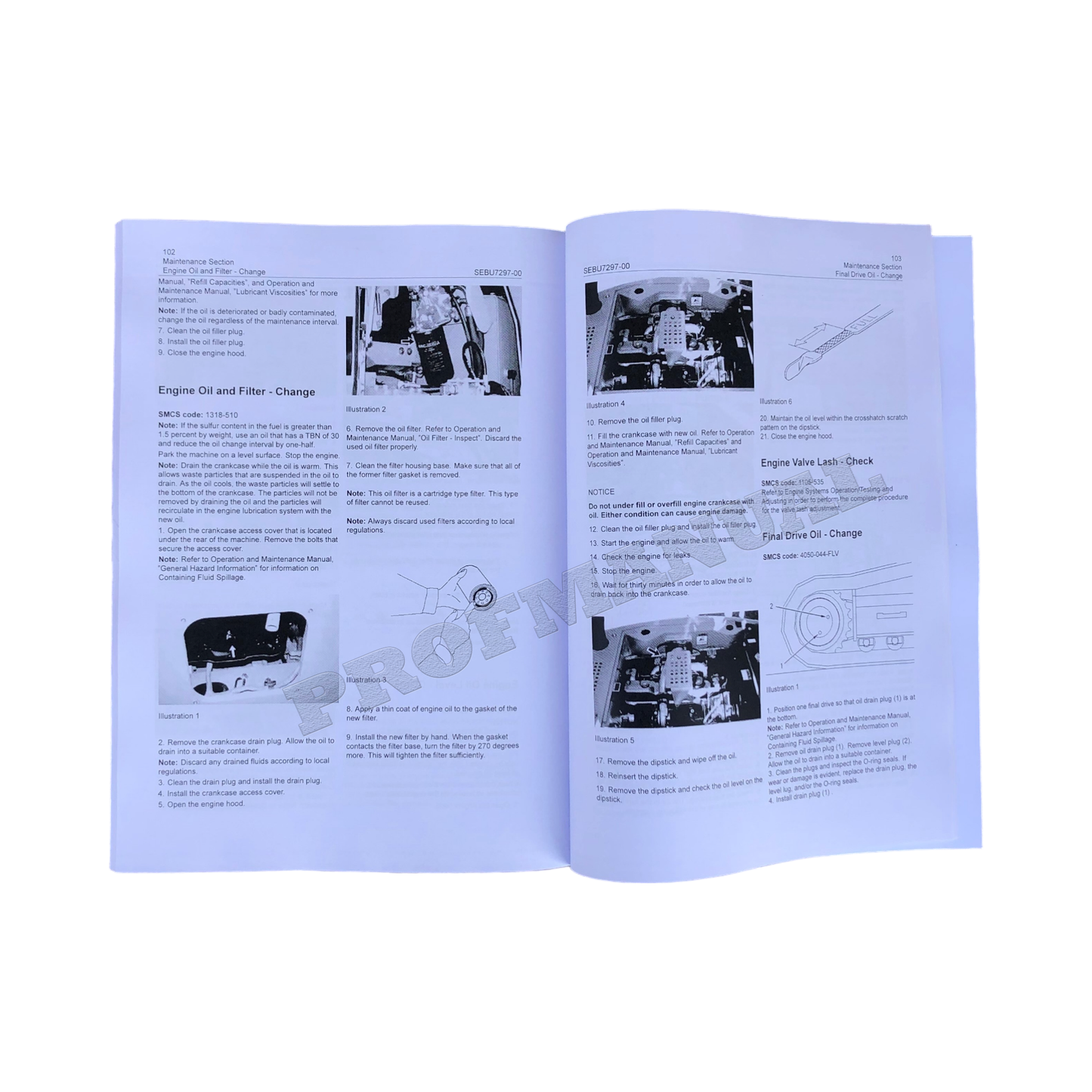 Caterpillar 313B CR Excavator Operators Maintenance Manual