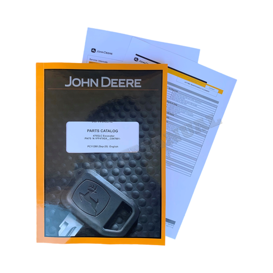 CATALOGUE DE PIÈCES DÉTACHÉES POUR EXCAVATRICE JOHN DEERE 470G + !BONUS!