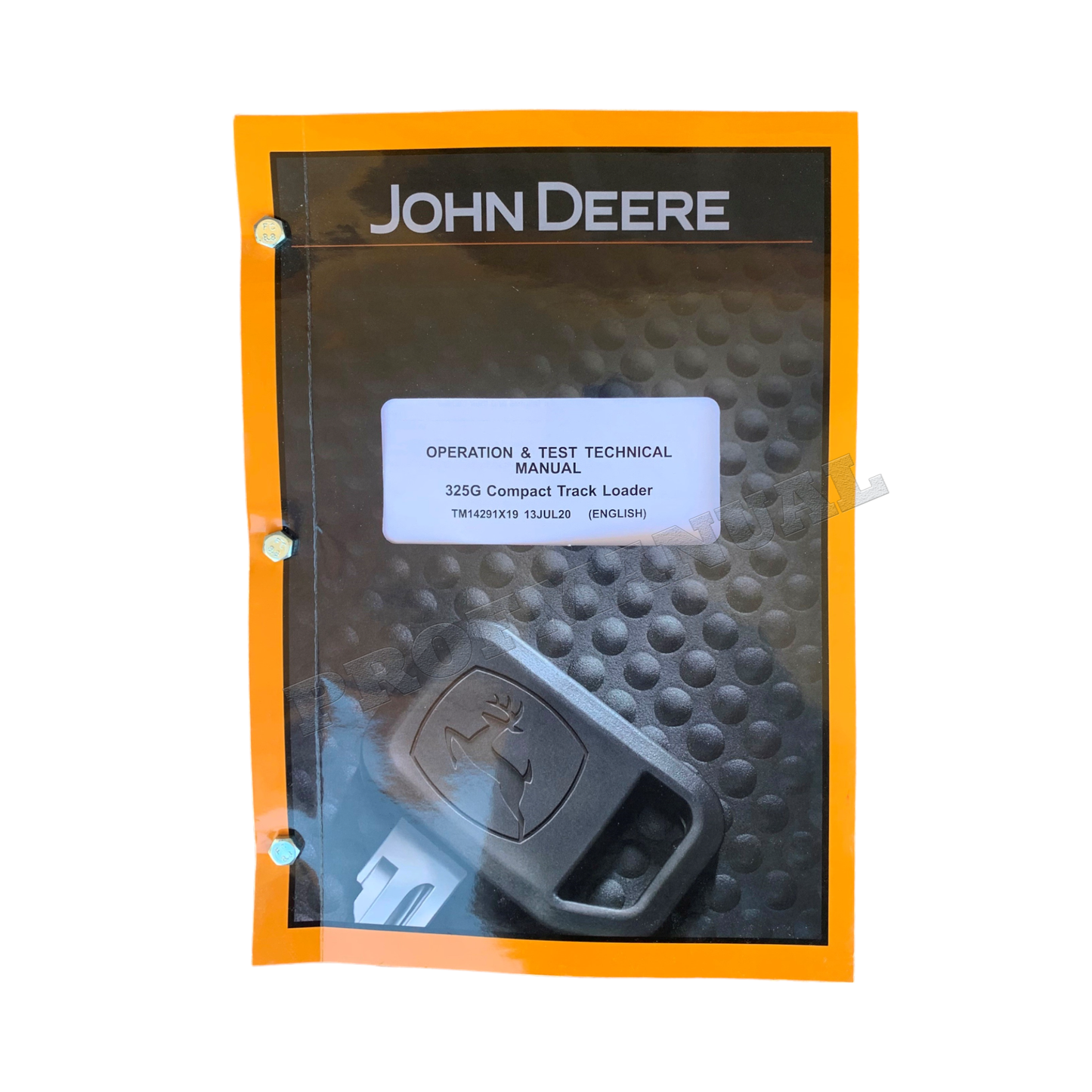 JOHN DEERE 325G KOMPAKTLADER - BETRIEBSTEST - SERVICEHANDBUCH SN J328658 - BONUS