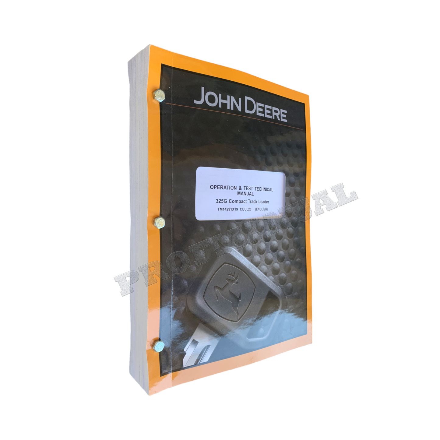 JOHN DEERE 325G KOMPAKTLADER - BETRIEBSTEST - SERVICEHANDBUCH SN J328658 - BONUS