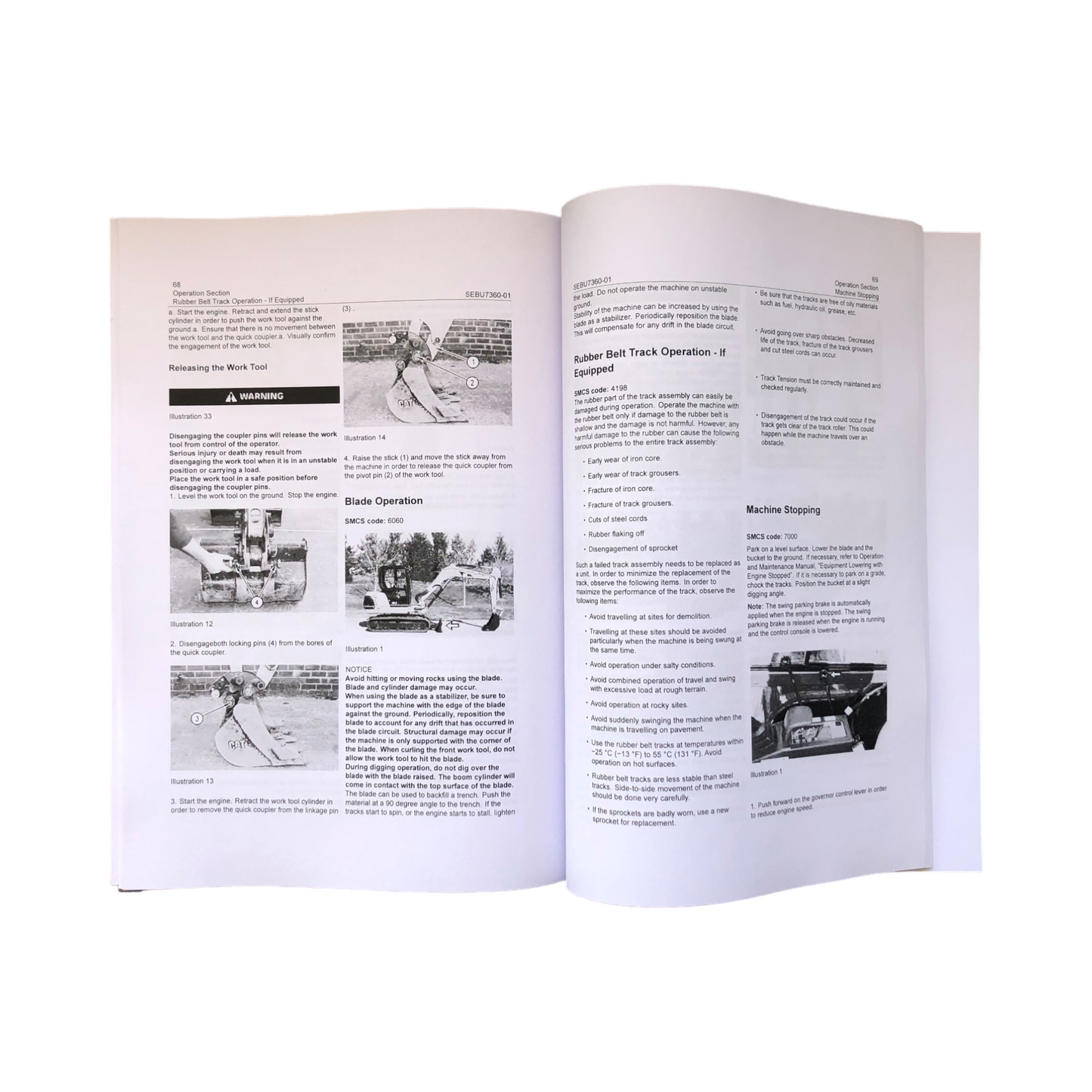 Caterpillar 304.5 Mini Hydraulic Excavator Operators Maintenance Manual