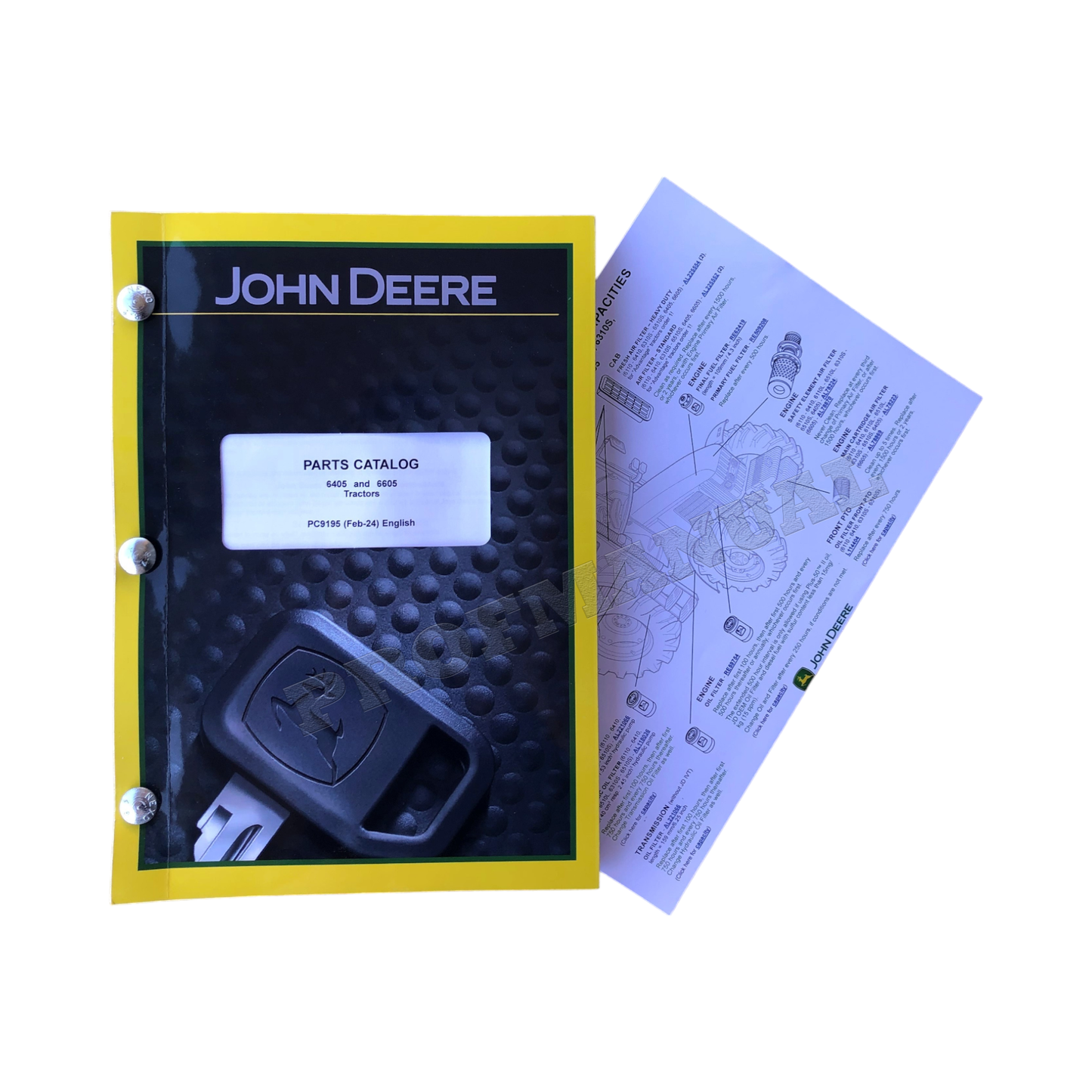 CATALOGUE DE PIÈCES DÉTACHÉES POUR TRACTEUR JOHN DEERE 6405 6605 + !BONUS!