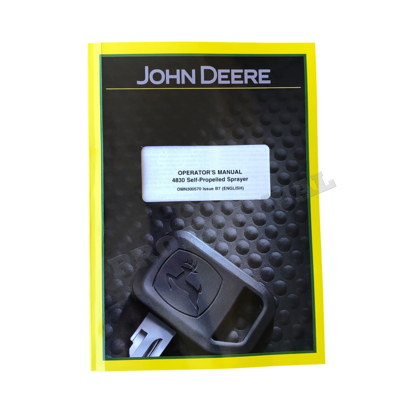 JOHN DEERE 4830 SPRAYER OPERATORS MANUAL