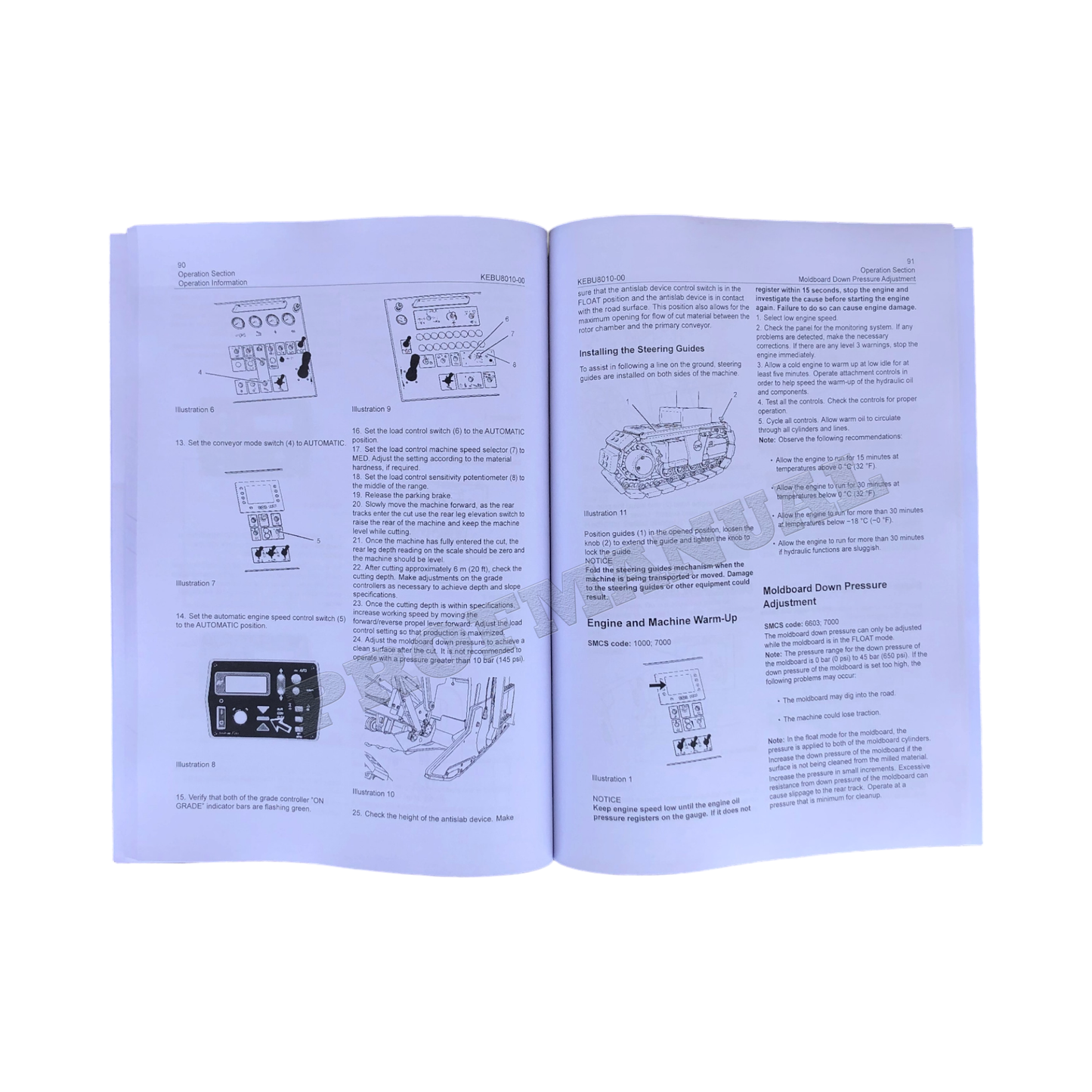 Caterpillar PM 200 Cold Planer Operators Maintenance Manual