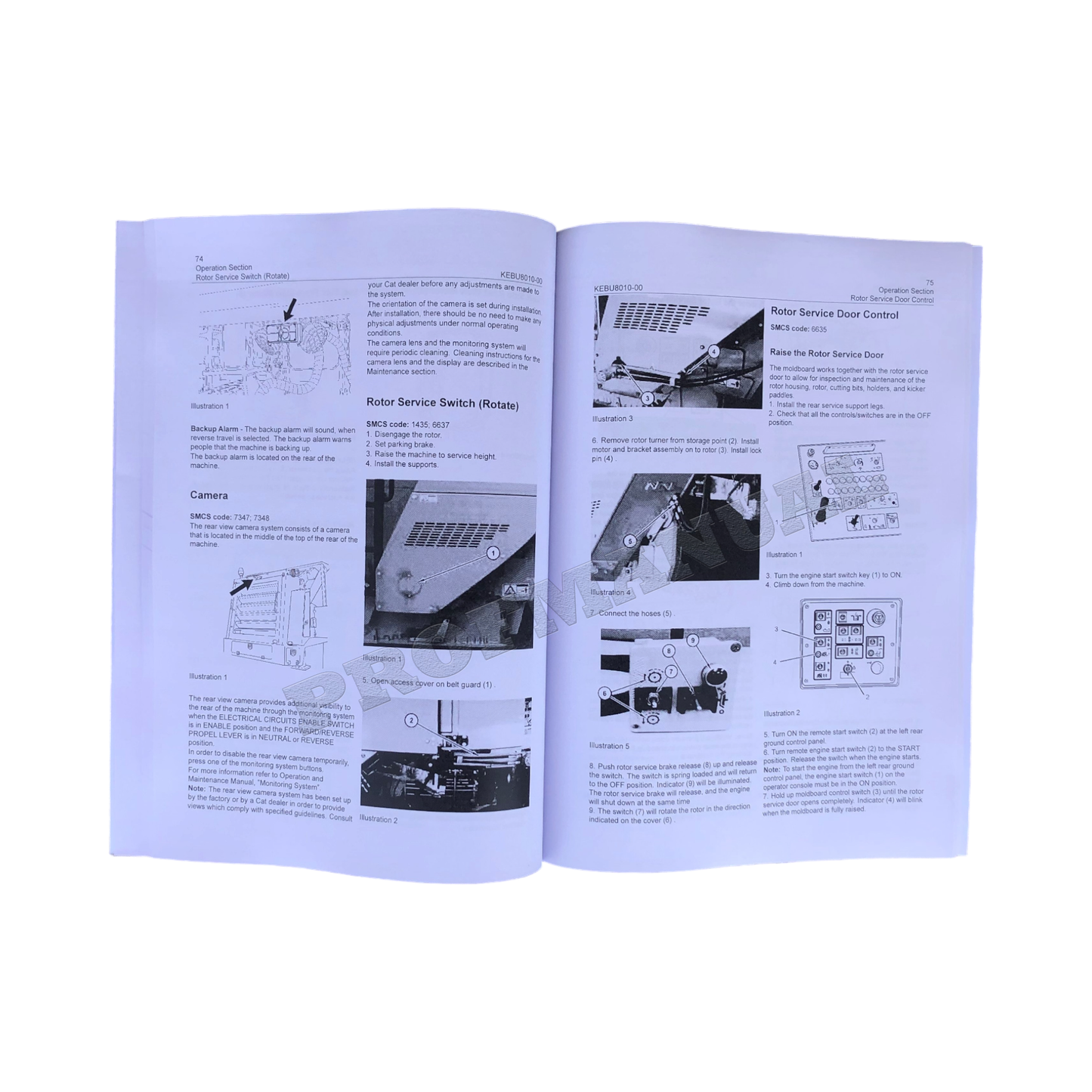 Caterpillar PM 200 Cold Planer Operators Maintenance Manual