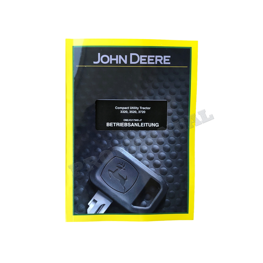 JOHN DEERE 3320 3520 3720 TRAKTOR BETRIEBSANLEITUNG #1