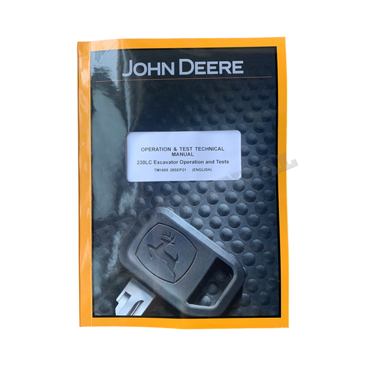 JOHN DEERE 230LC EXCAVATOR OPERATION TEST SERVICE MANUAL