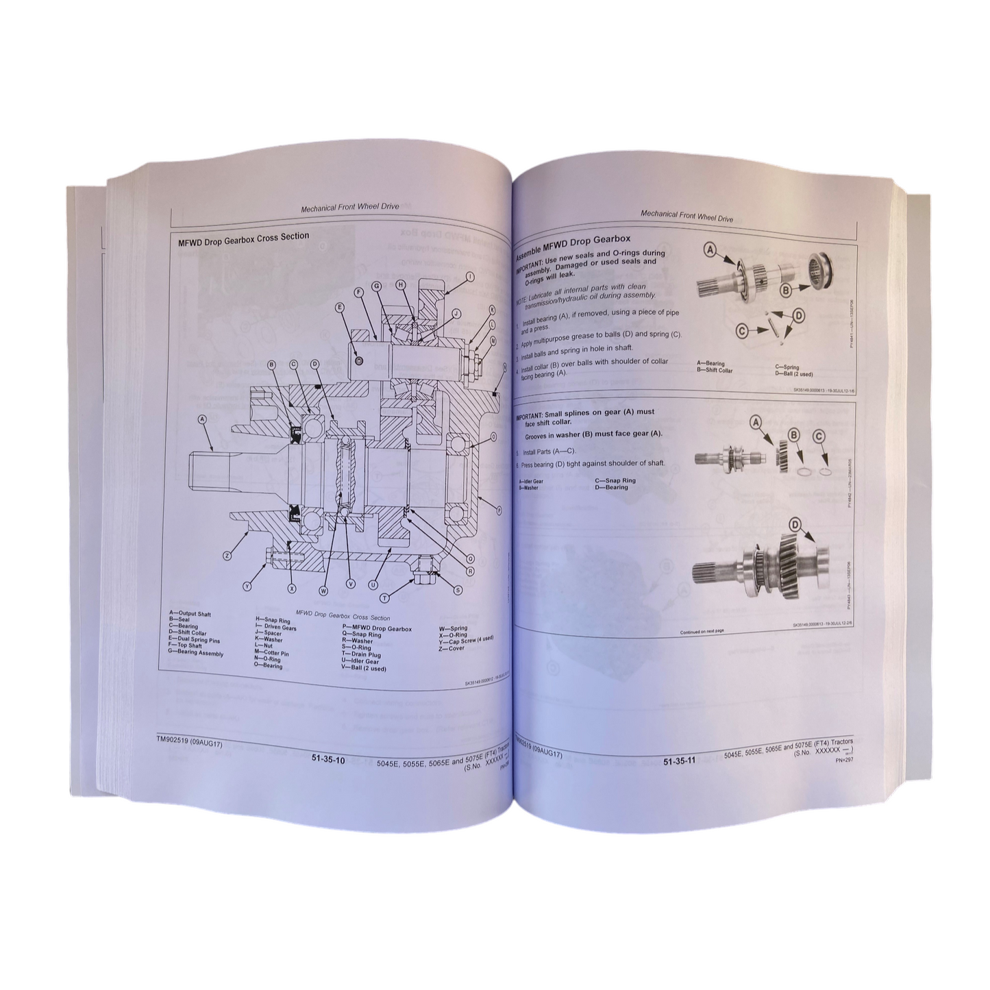 JOHN DEERE 5045E 5065E 5055E 5075E TRACTOR REPAIR SERVICE MANUAL + !BONUS!