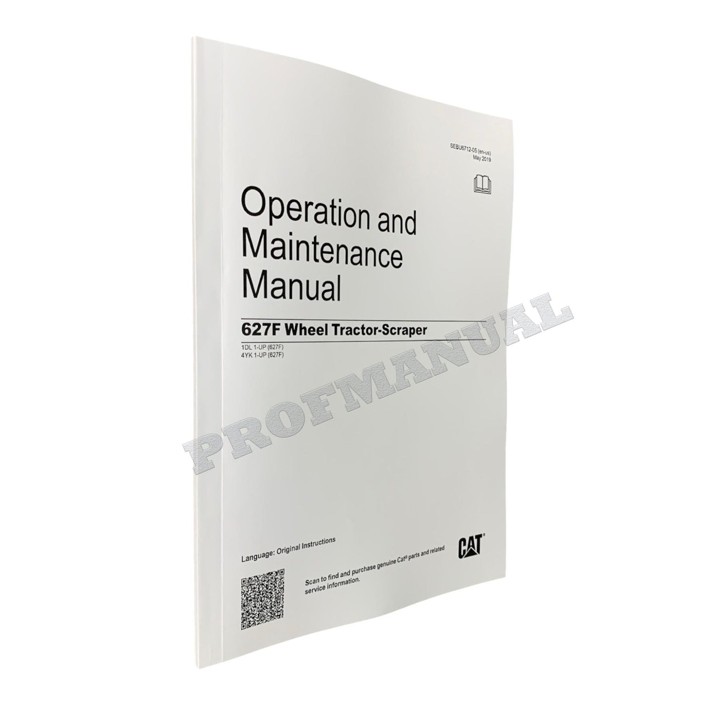 Caterpillar 627F Wheel Tractor Scraper Operators Maintenance Manual