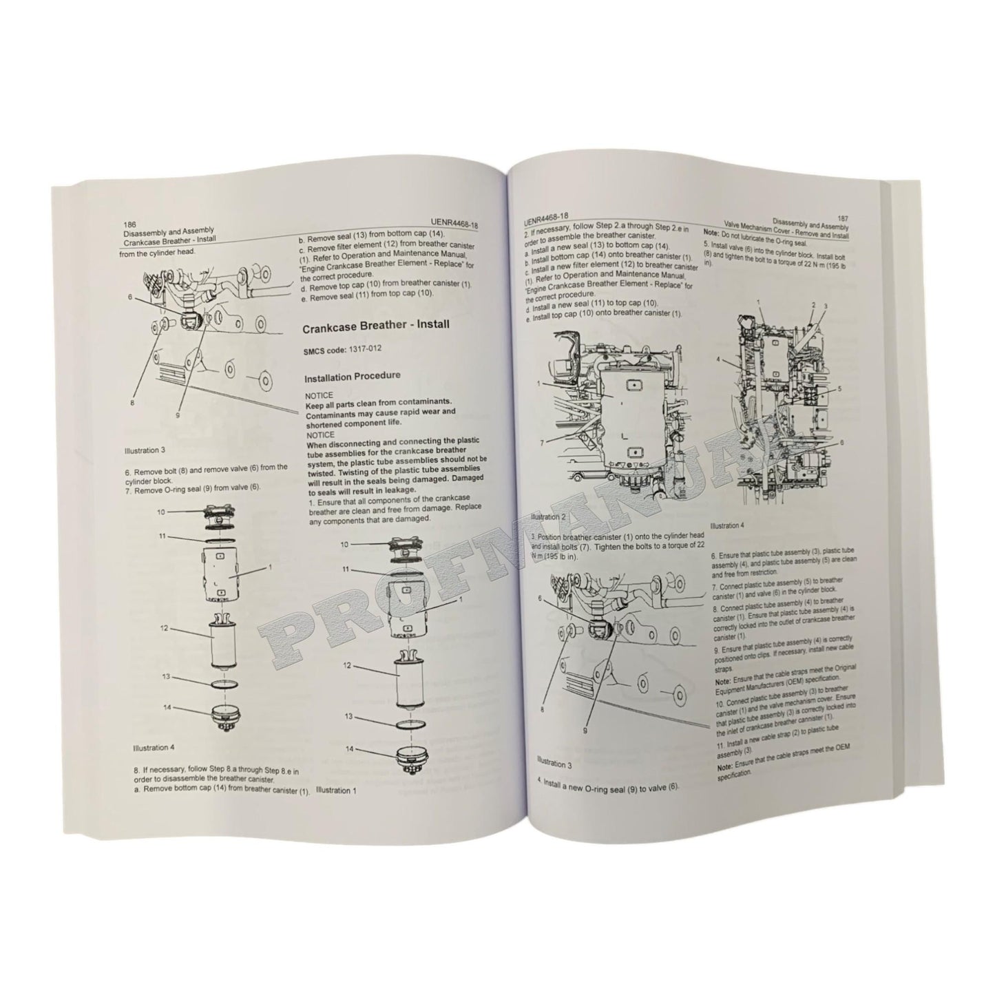 Caterpillar CAT C7.1 ENGINE Built Machine Manual Disassembly Assembly UENR4468