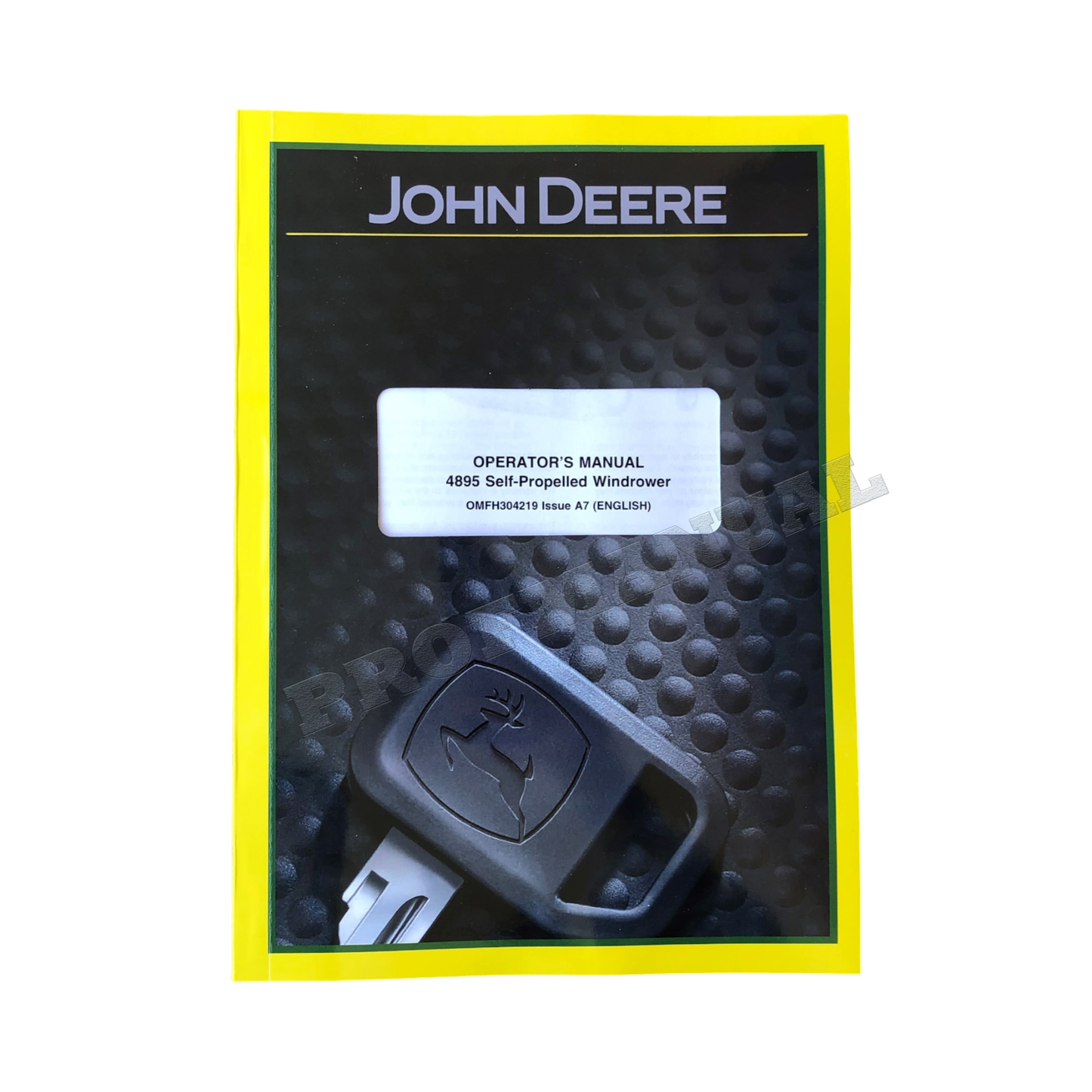 JOHN DEERE 4895 WINDROWER OPERATORS MANUAL + !BONUS!