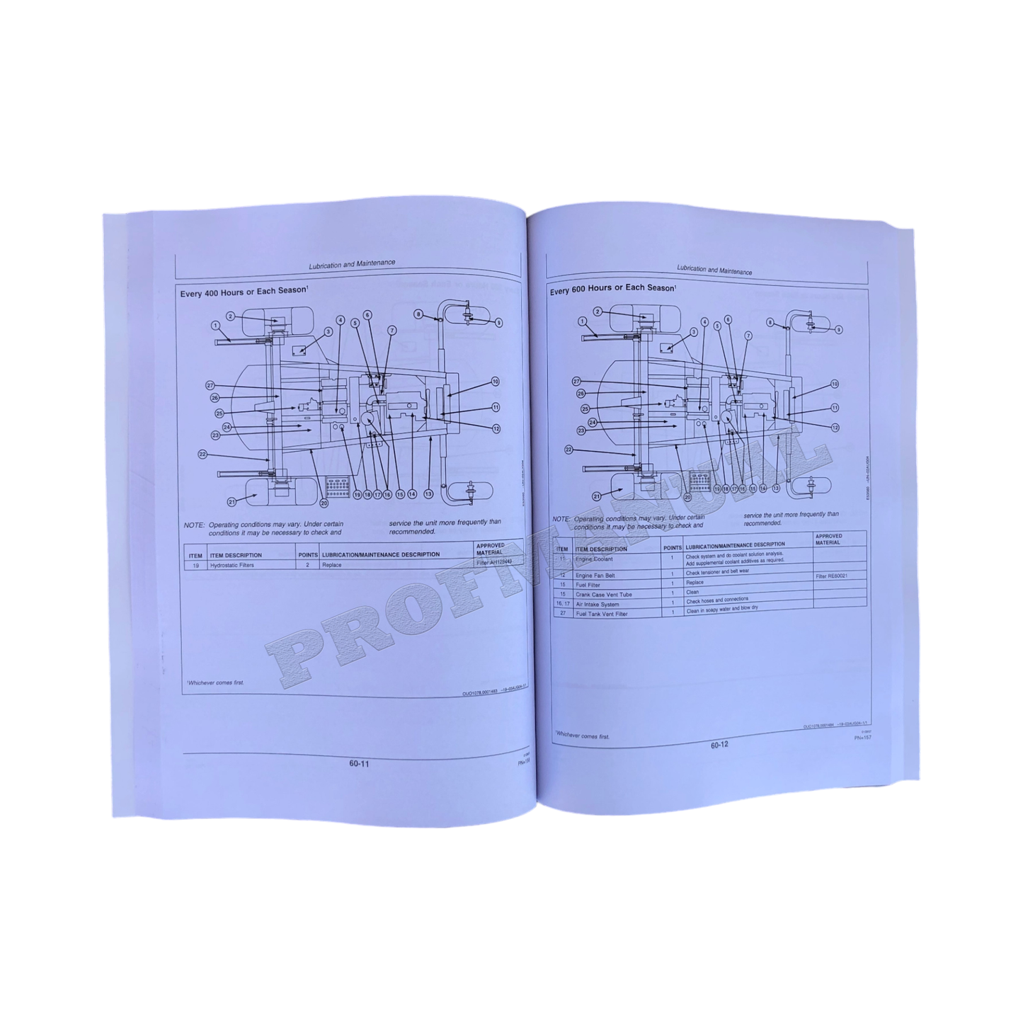 JOHN DEERE 4895 WINDROWER OPERATORS MANUAL + !BONUS!