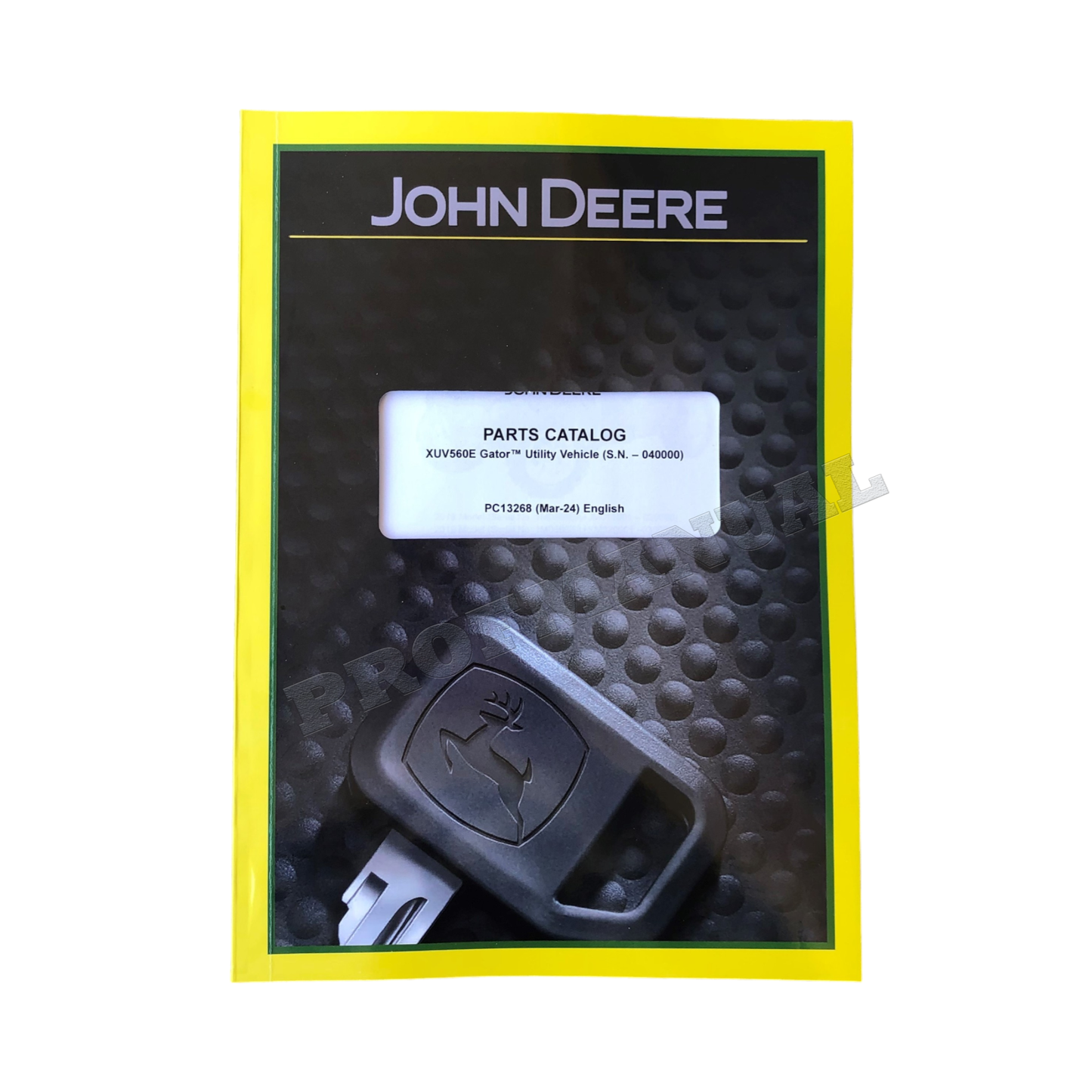 CATALOGUE DE PIÈCES DÉTACHÉES POUR VÉHICULES UTILITAIRES JOHN DEERE XUV560E GATOR + !BONUS!