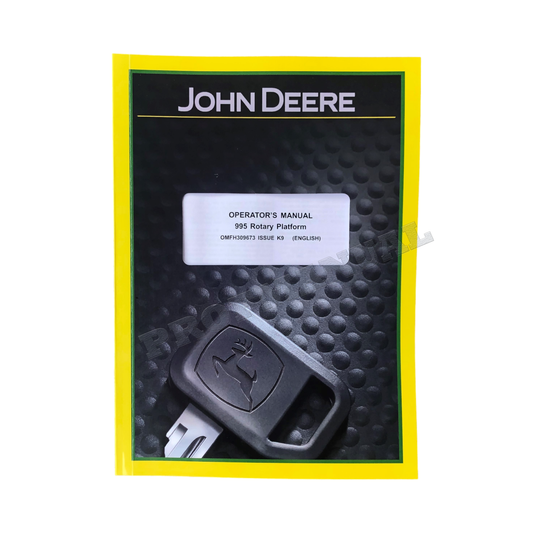 MANUEL D'UTILISATION DE LA PLATEFORME ROTATIVE JOHN DEERE 995 DE 5 MÈTRES ser 350001-