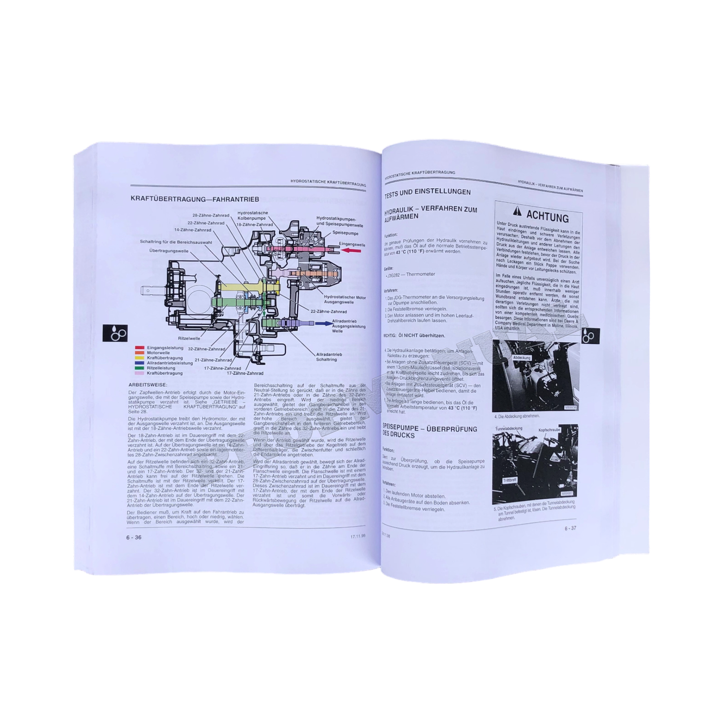 JOHN DEERE 4100 TRAKTOR REPARATURHANDBUCH WERKSTATTHANDBUCH #4