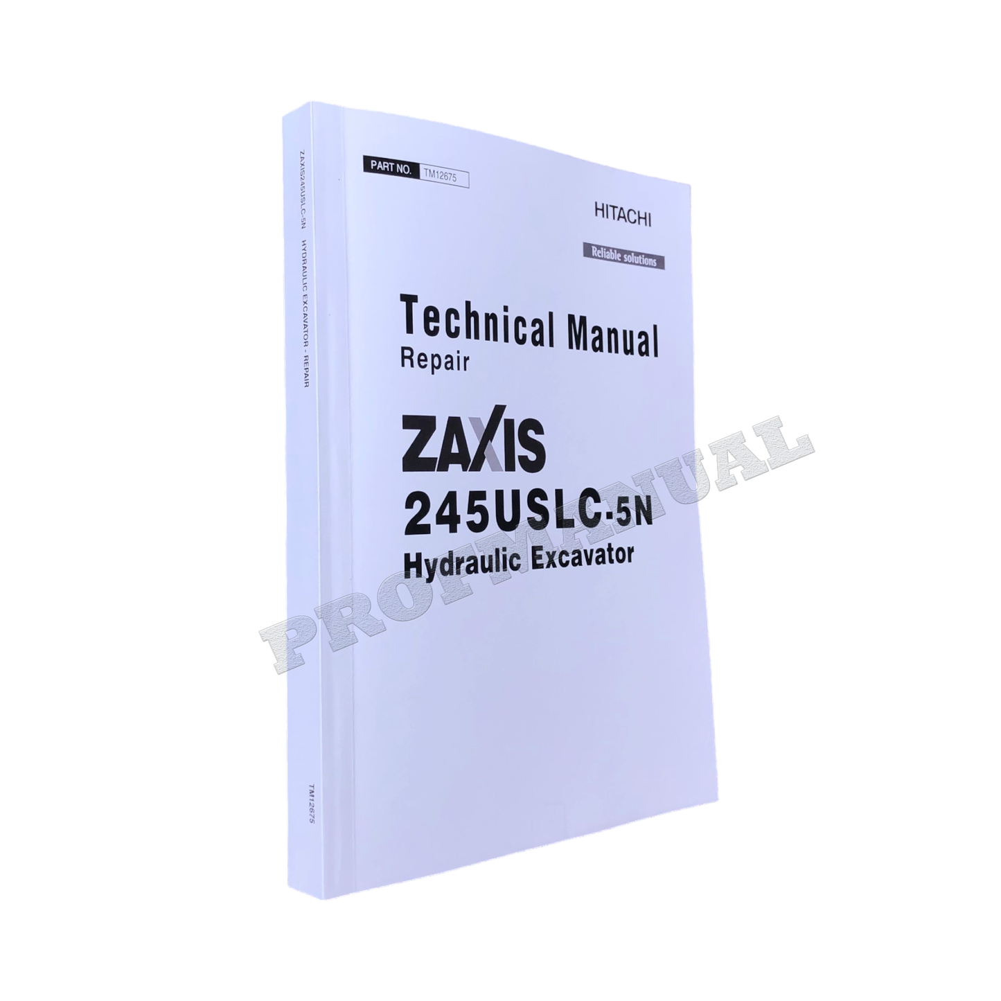 HITACHI ZAXIS 245USLC-5N BAGGER REPARATUR-SERVICEHANDBUCH