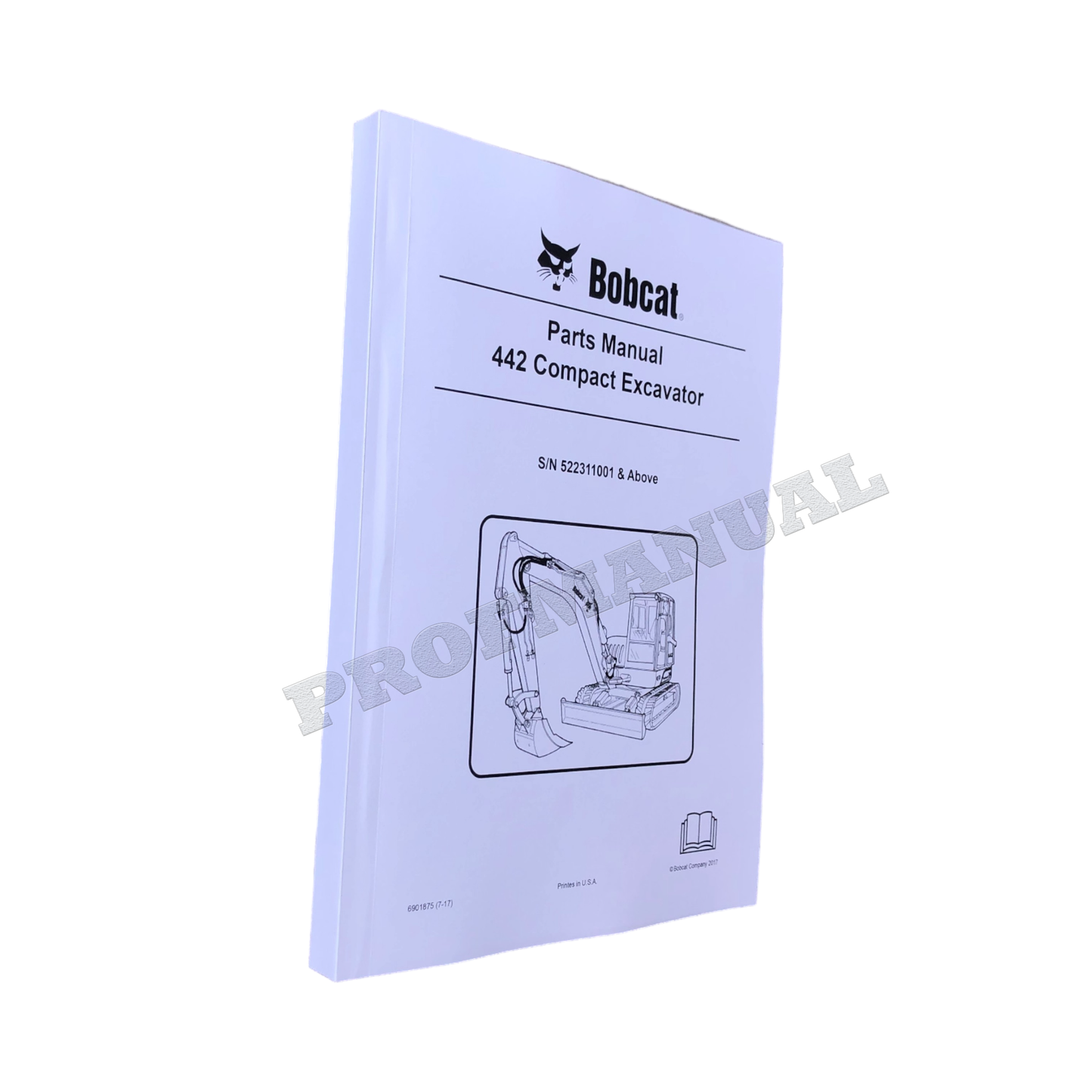 Bobcat 442 Bagger Teilekatalog Handbuch 522311001-