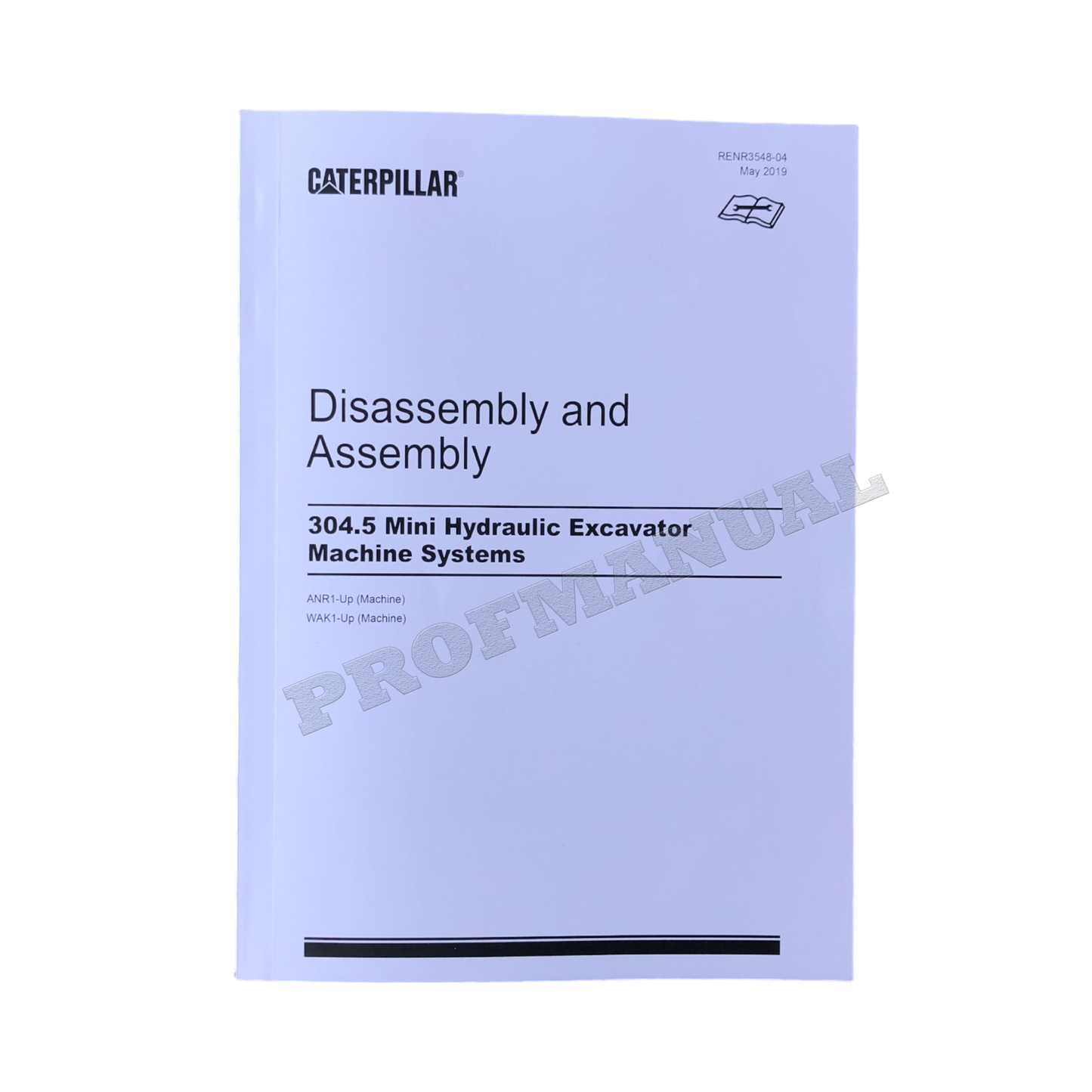 Caterpillar 304.5 Excavator Service Manual Disassem Assem RENR3548-04