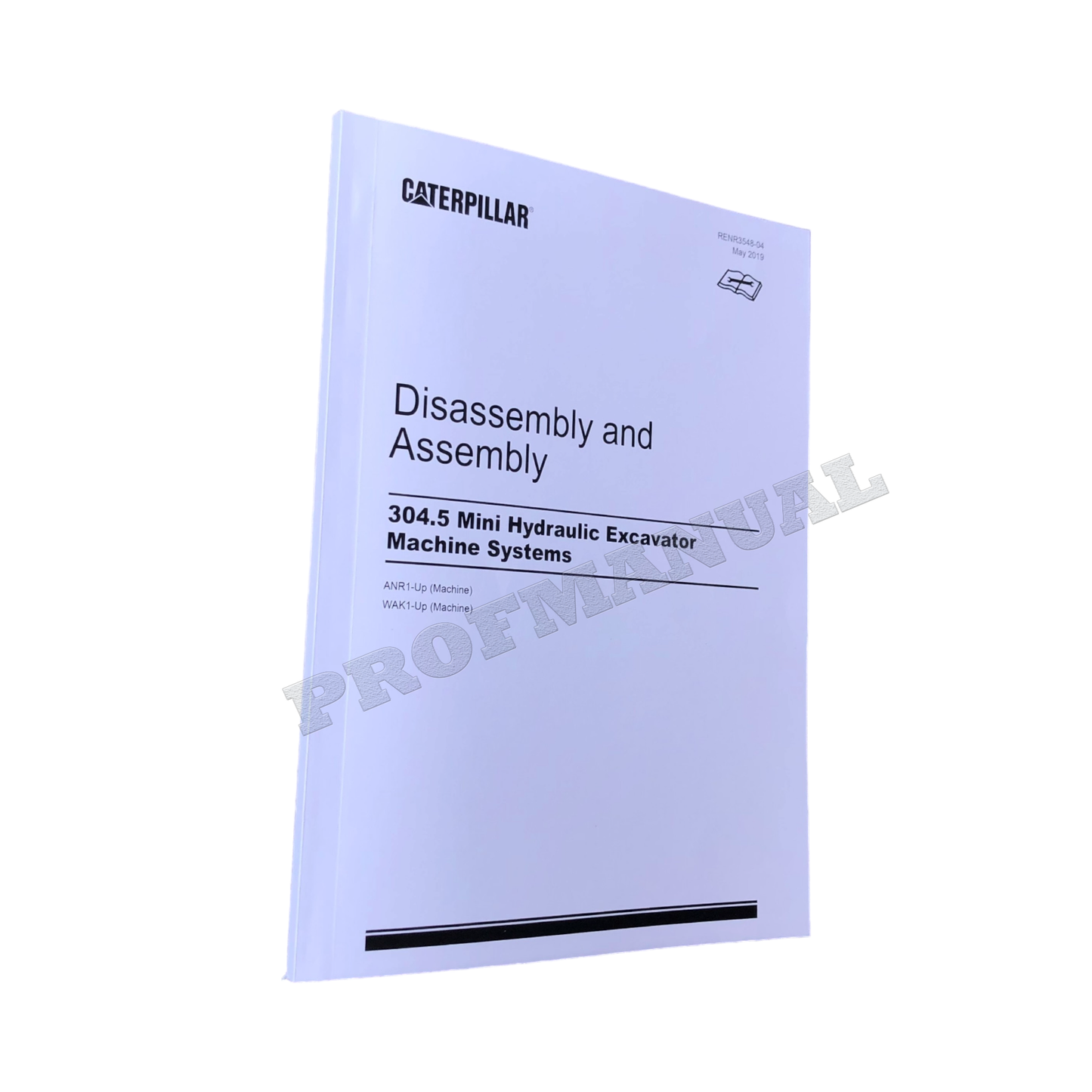 Caterpillar 304.5 Excavator Service Manual Disassem Assem RENR3548-04