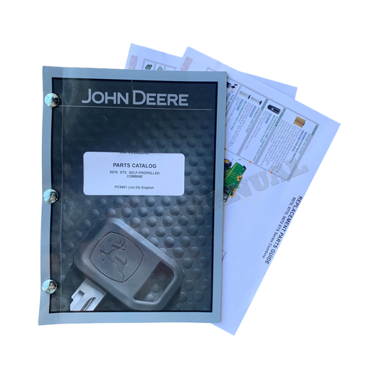 JOHN DEERE 9870 STS COMBINE PARTS CATALOG MANUAL + !BONUS!