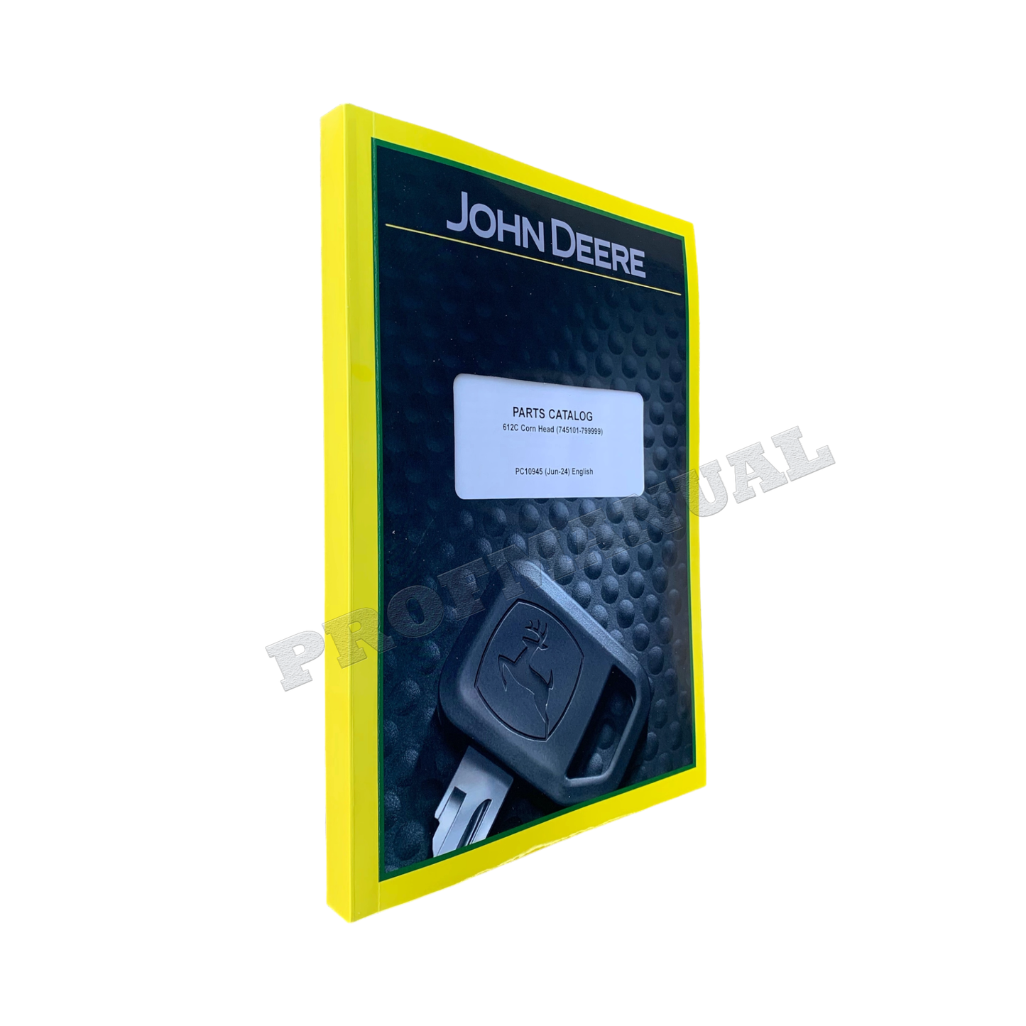 John Deere 612 Corn Head Parts Catalog Manual SN 745101-