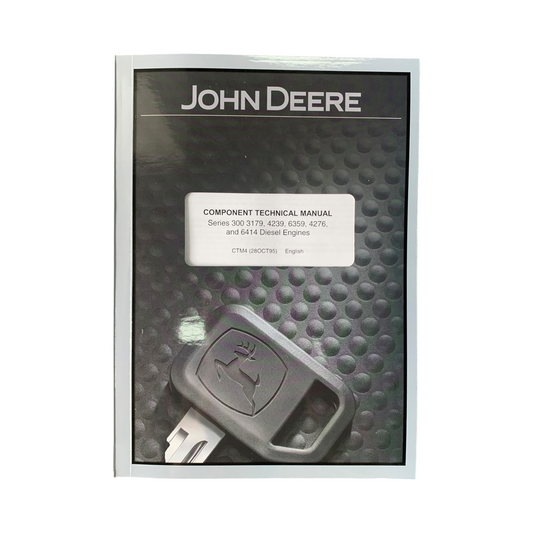 John Deere Series 300 3179 4239 6359 4276 6414 Engine Service manual