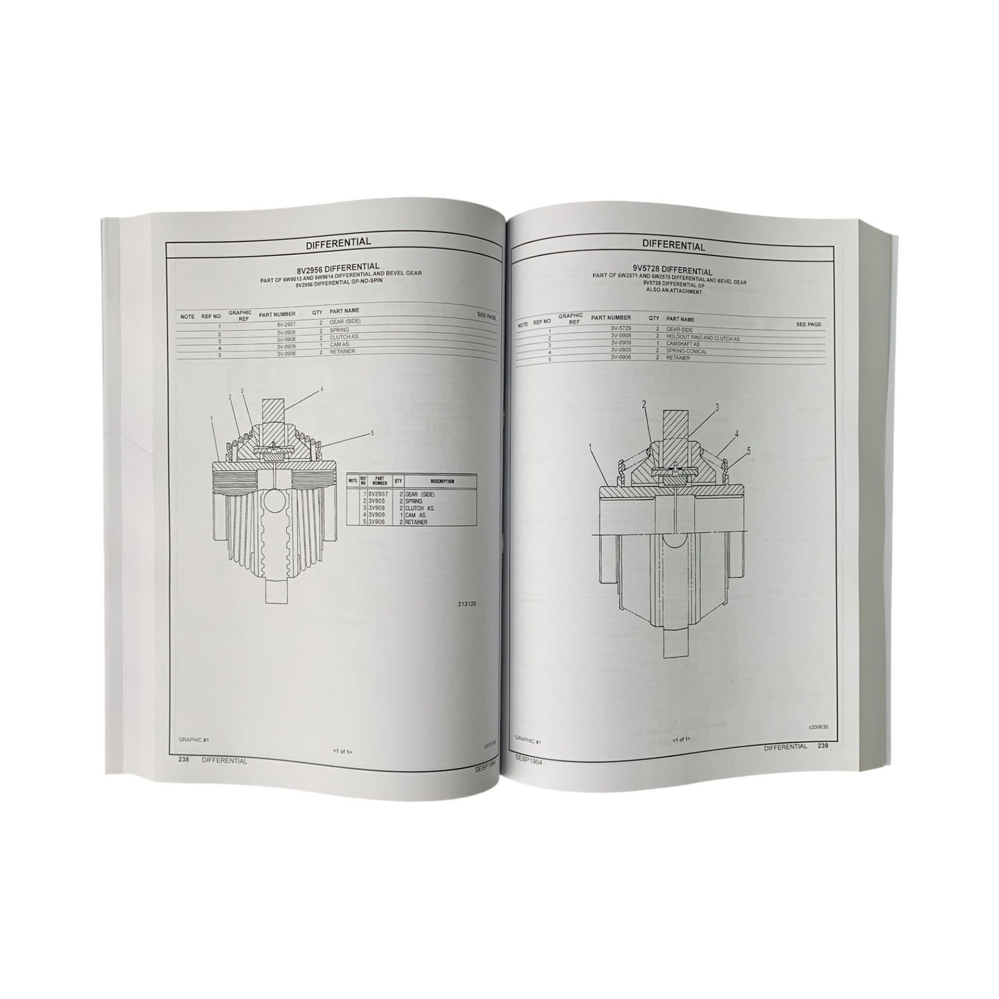 Caterpillar Cat 518 Grapple Skidder Series II Parts Catalog Manual