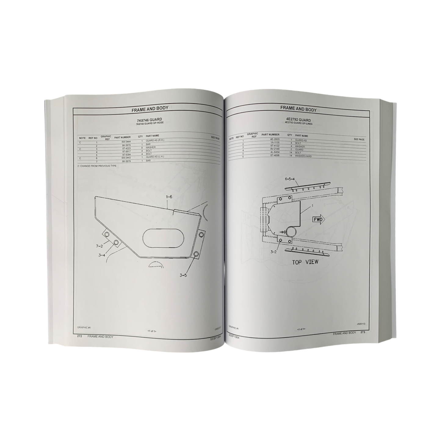 Caterpillar Cat 518 Grapple Skidder Series II Parts Catalog Manual