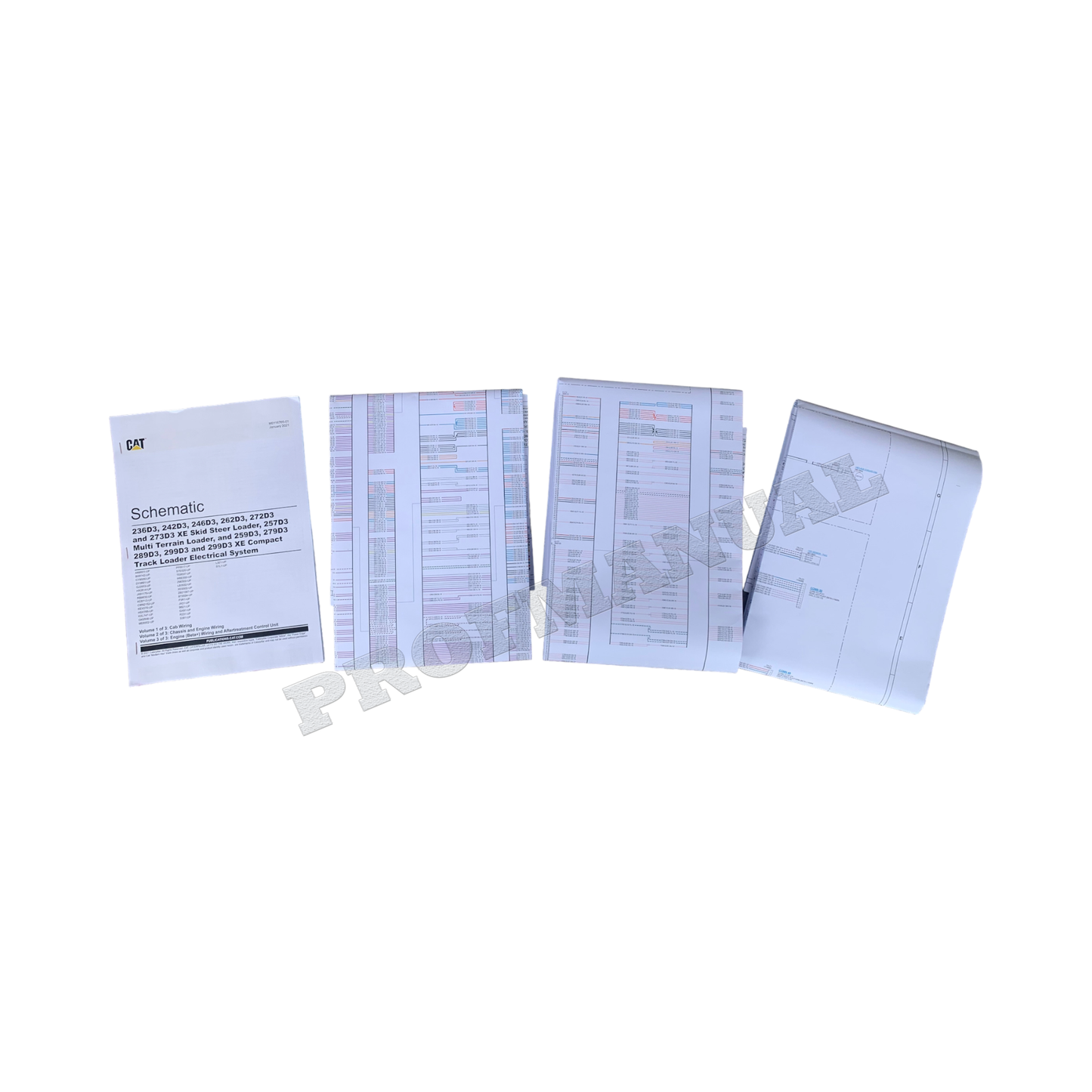 Caterpillar 236D3 242D3 246D3 262D3 Loader Elect Schematic Service Manual S381UP