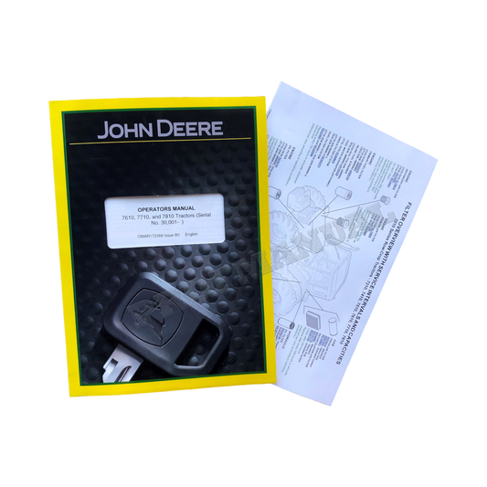 JOHN DEERE 7610 7710 7810 TRAKTOR-BETRIEBSHANDBUCH + !BONUS!