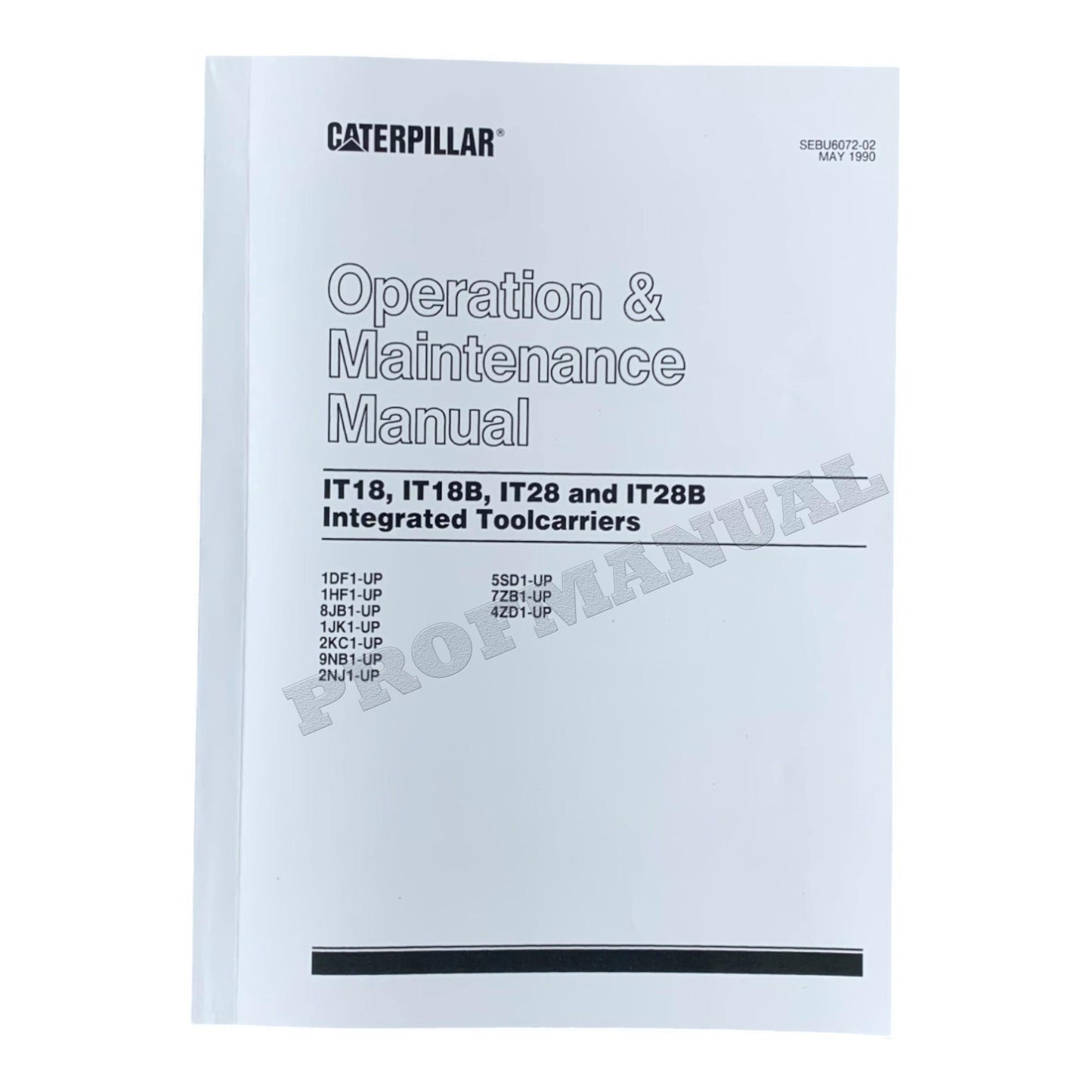 Caterpillar IT28 IT28B Integrated Toolcarrier Full Service Manual 17 books *Send serial number