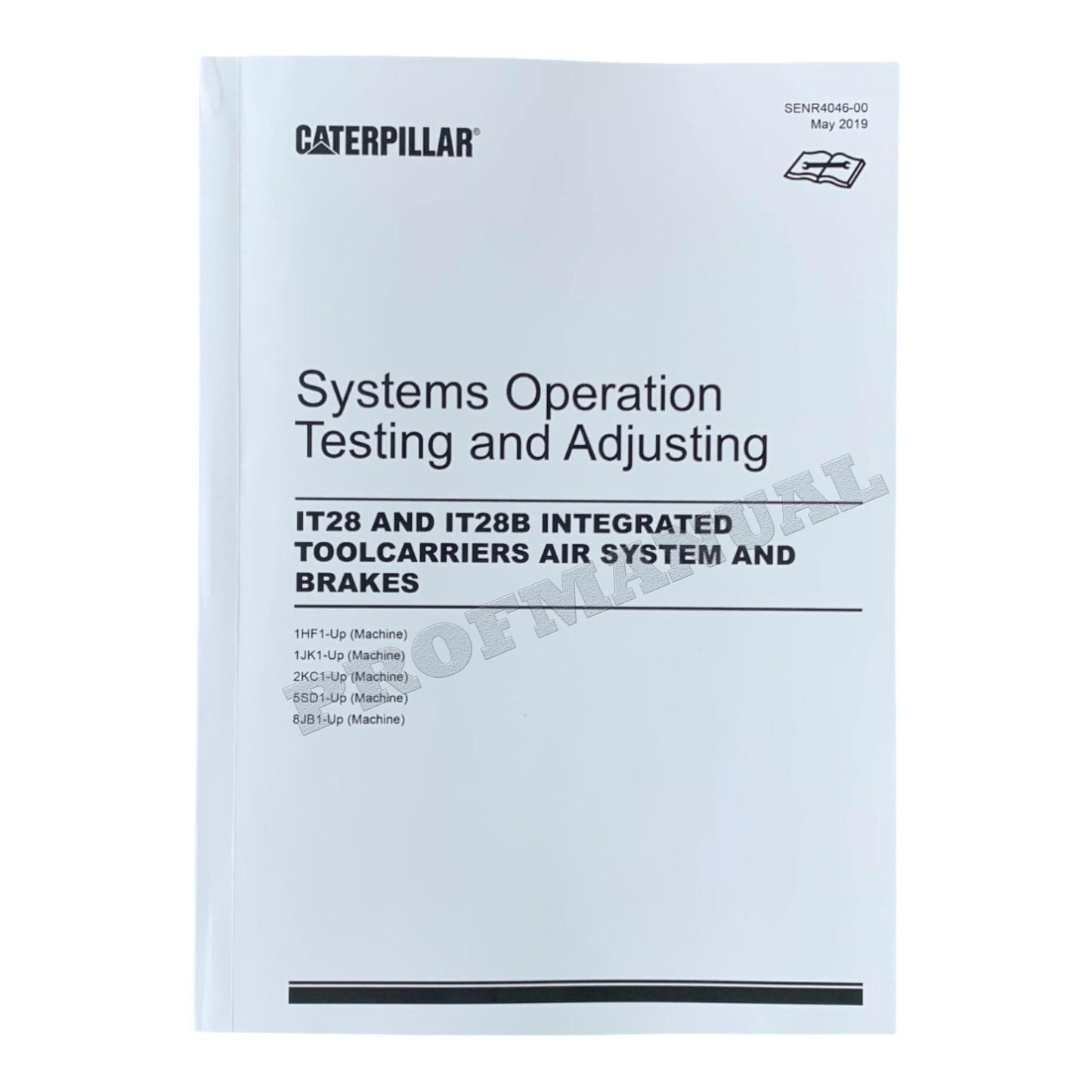 Caterpillar IT28 IT28B Integrated Toolcarrier Full Service Manual 17 books *Send serial number