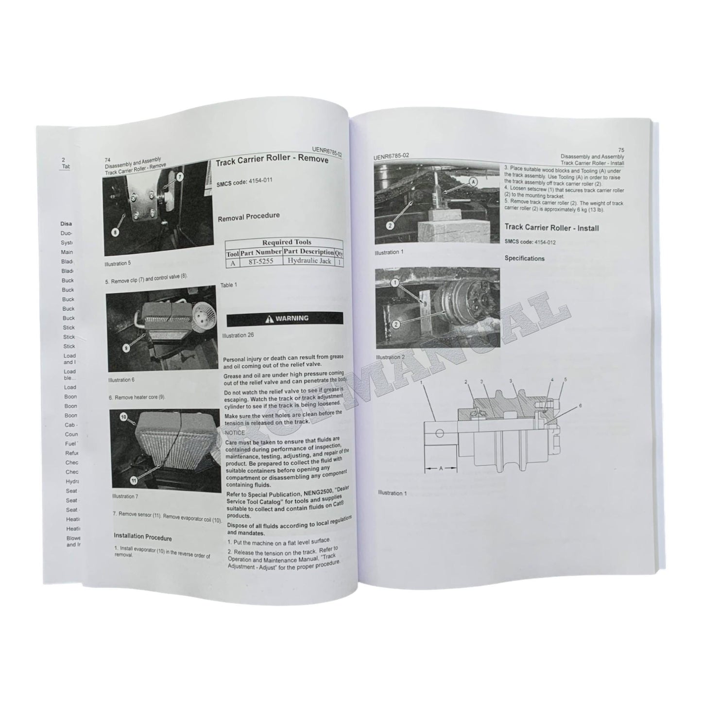 Caterpillar 307E2 Excavator Service Manual Disassem Assem