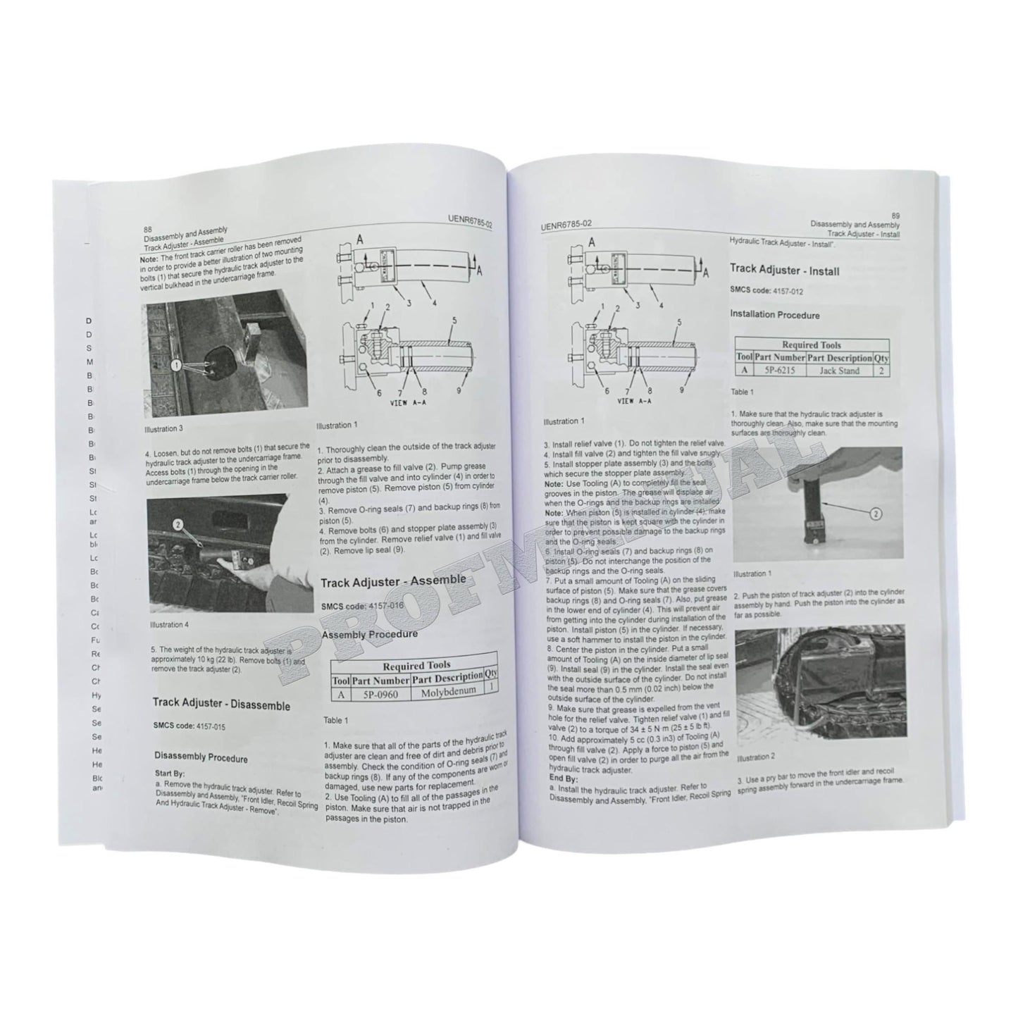 Caterpillar 307E2 Excavator Service Manual Disassem Assem