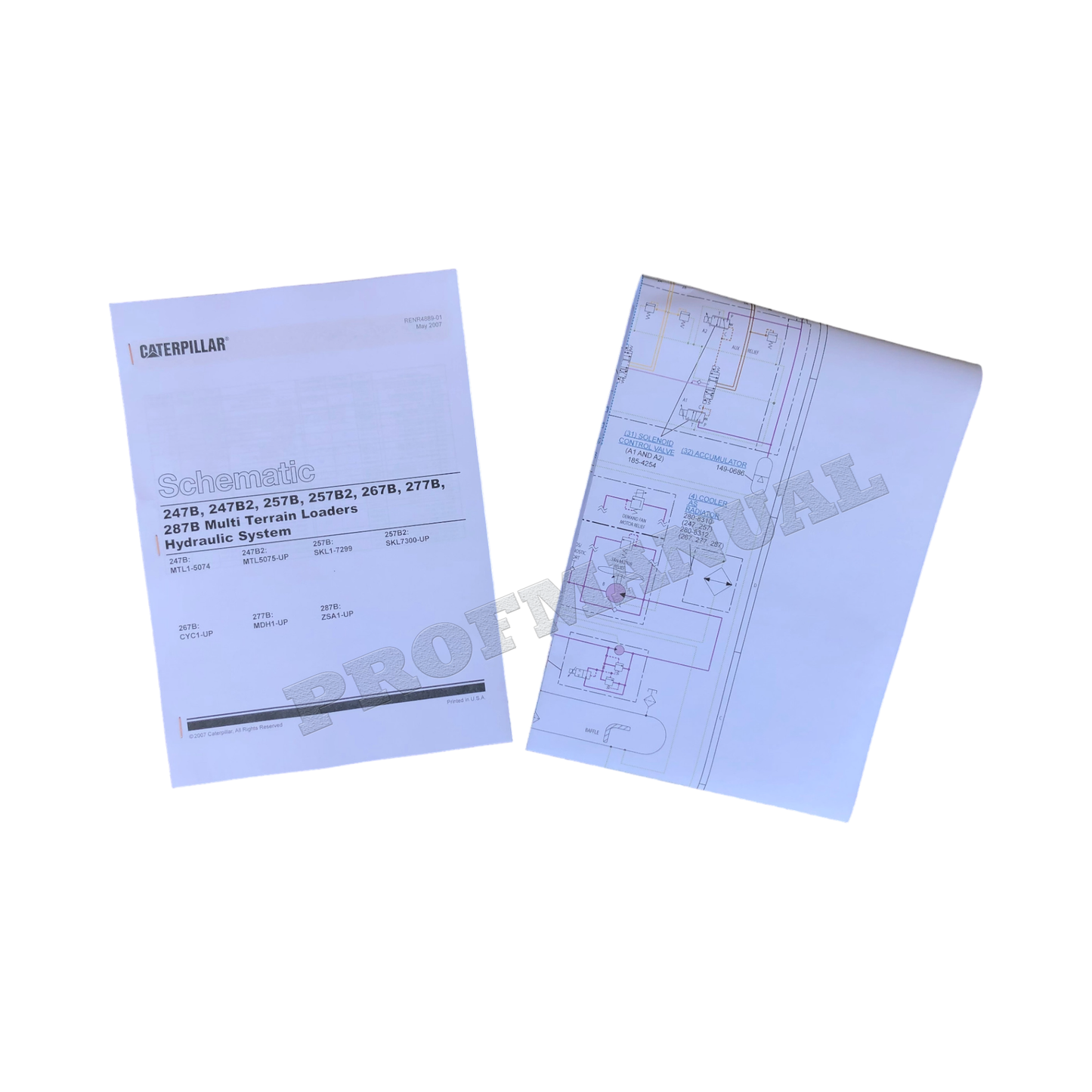 Caterpillar 247B 257B 267B 277B 287B LOADER 216B 216B2 SKID STEER SERVICE MANUAL