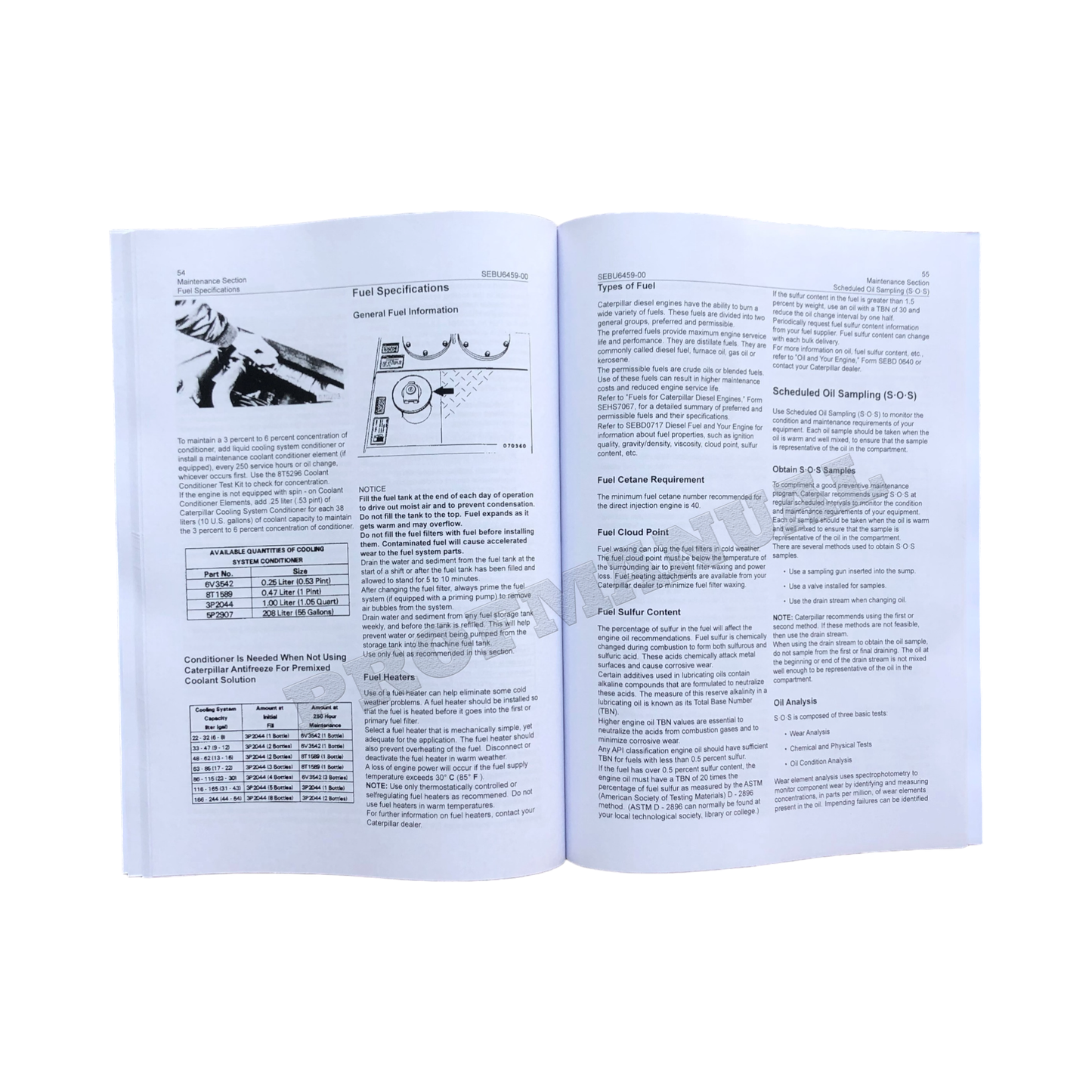 Caterpillar E70B Excavator Operators Maintenance Manual