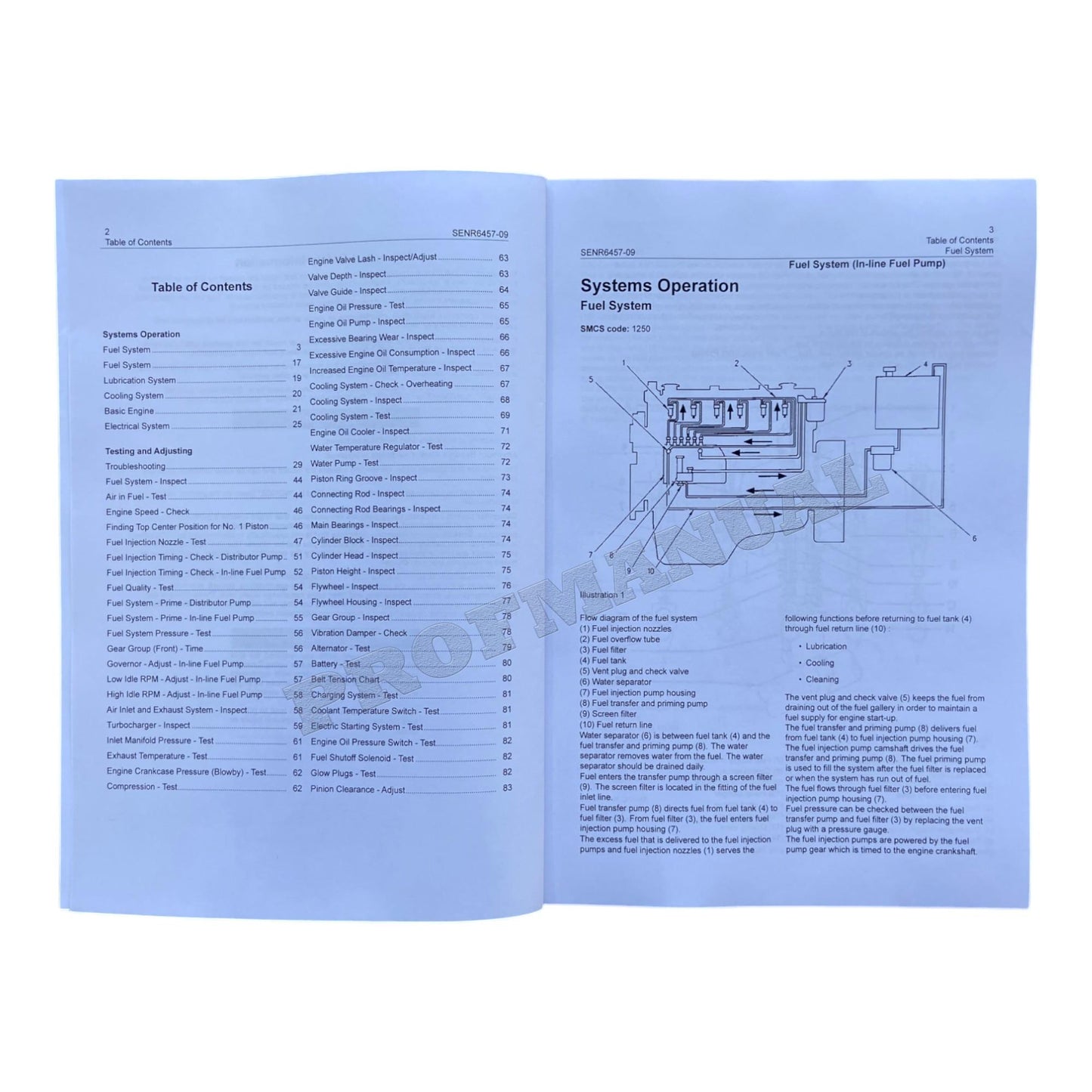 Caterpillar 3046 Engine Full Service Manual *Serial Number 8KP and UP