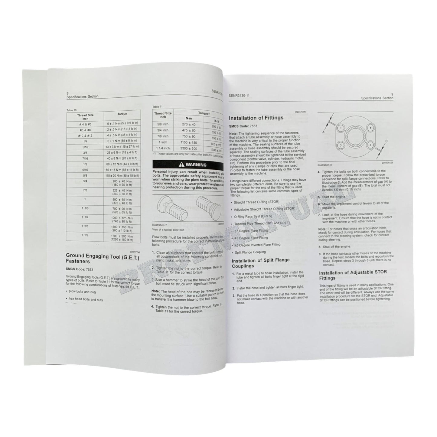 Caterpillar 3046 Engine Full Service Manual *Serial Number 8KP and UP