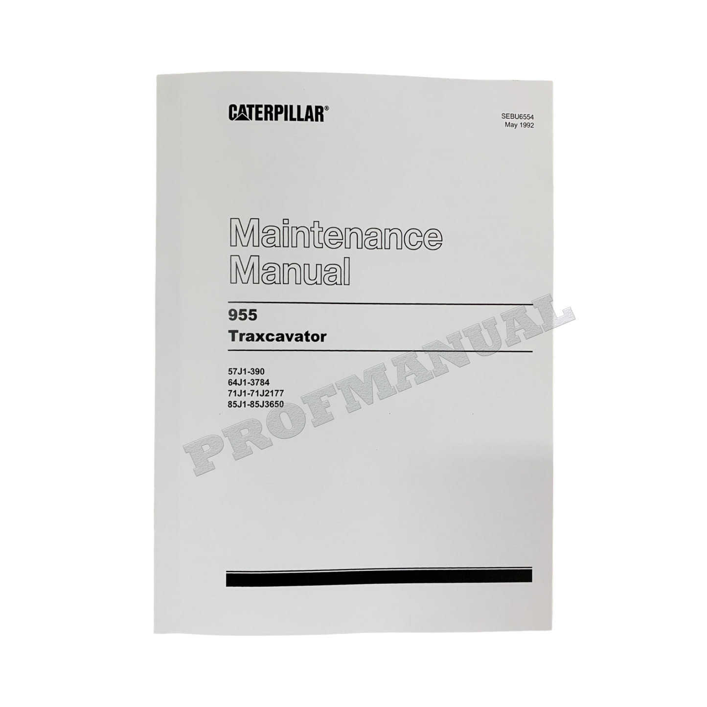 Caterpillar 955 Traxcavator Maintenance Manual