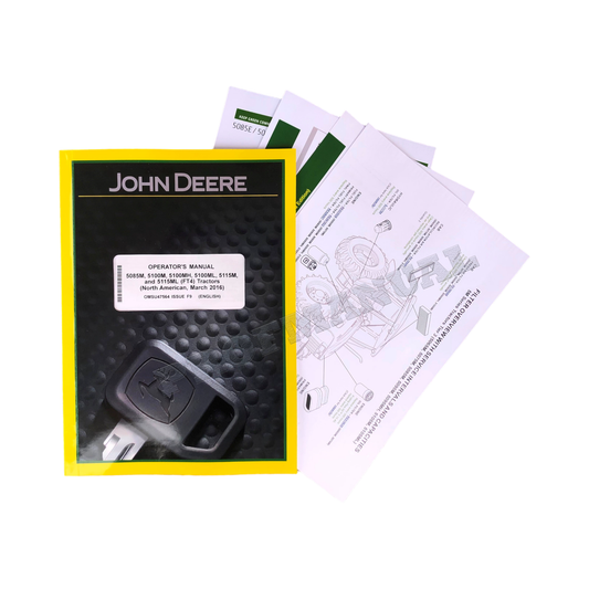 JOHN DEERE 5085M 5100M 5100MH 5100ML TRACTOR OPERATORS MANUAL + !BONUS!